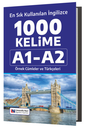 Limasollu Naci Öğretim Yayınları İngilizce Kelime Kitabı A1-A2 - En Sık Kulla...