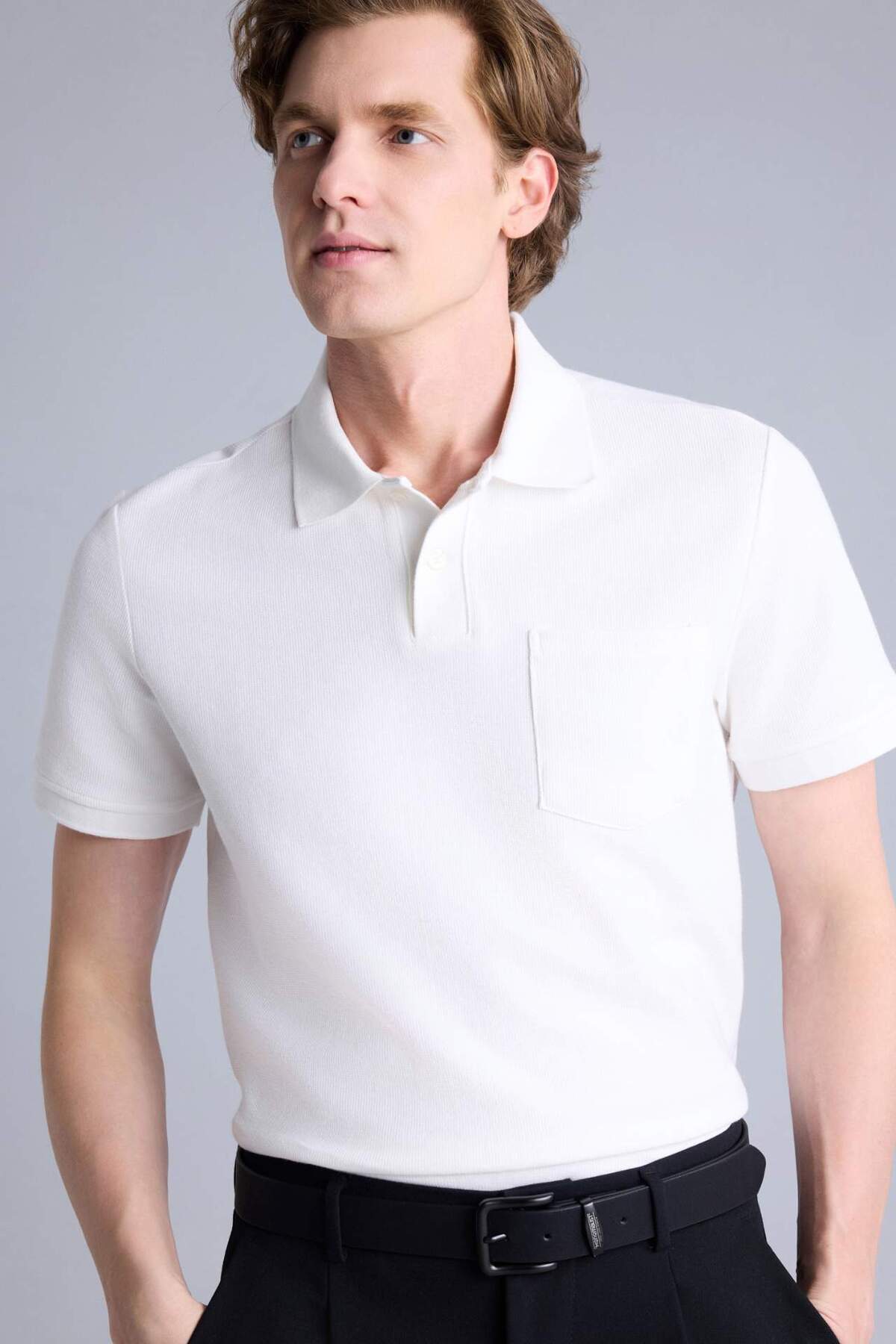 Defacto Cotton Regular Fit Short Sleeve Polo T-Shirt G7002Ax26Sm