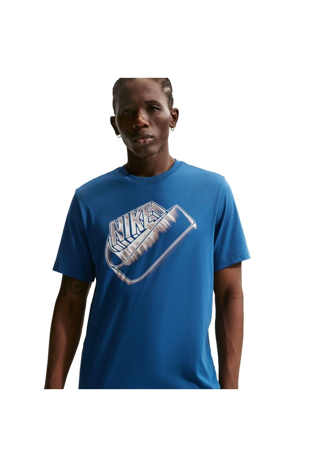 Nike Men's T-shirt U NSW TEE STD BLUR FUTURA - IH1131476- Trendyol