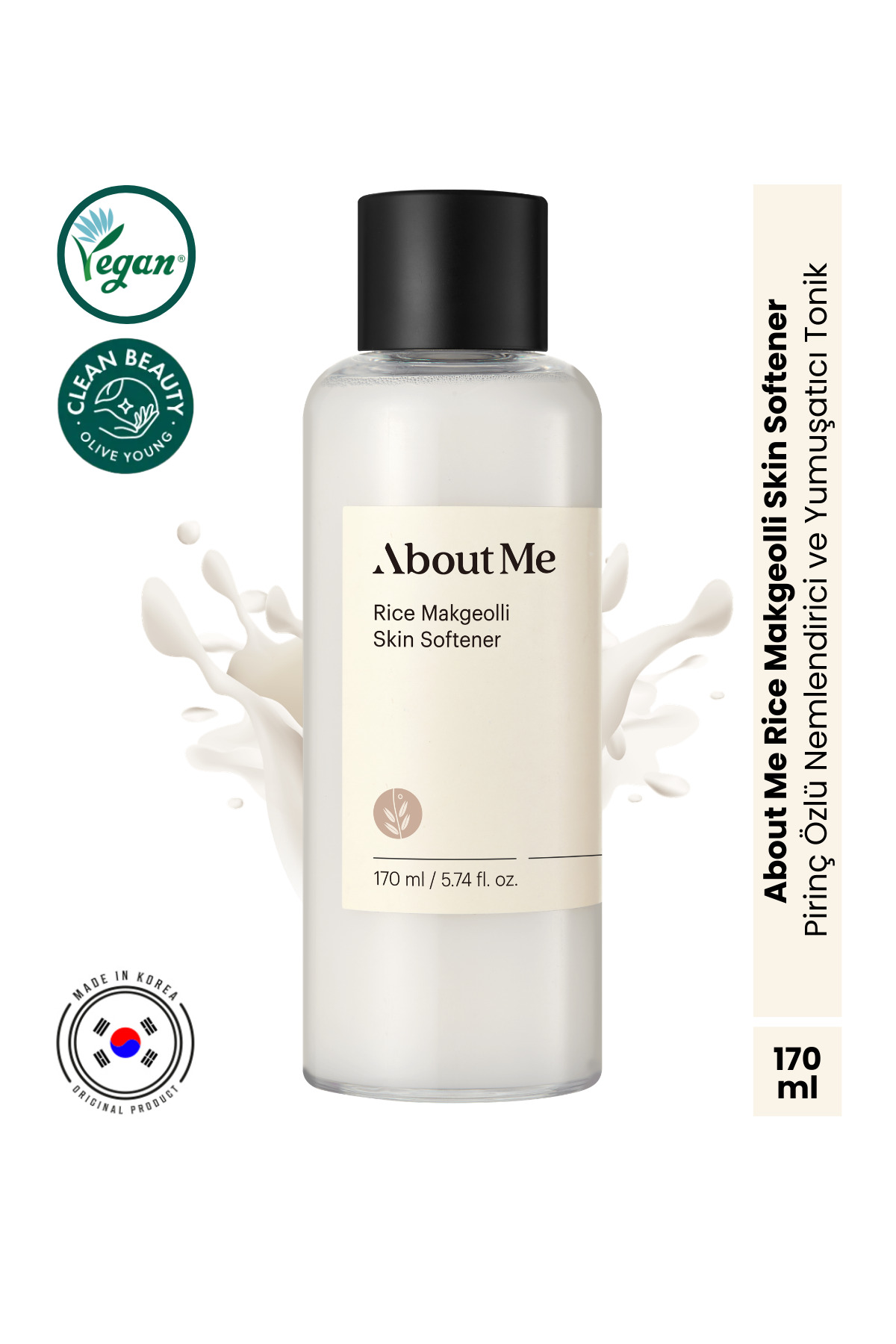 ABOUT ME Rice Makgeolli Skin Pirinç Mayası Özlü Fermentli