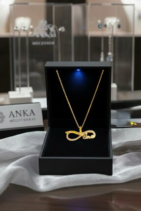 ank tasarım anka mücevherat IŞIKLI KUTUDA 925 AYAR GÜMÜŞ SONSUZLUK BAŞAK KADI...
