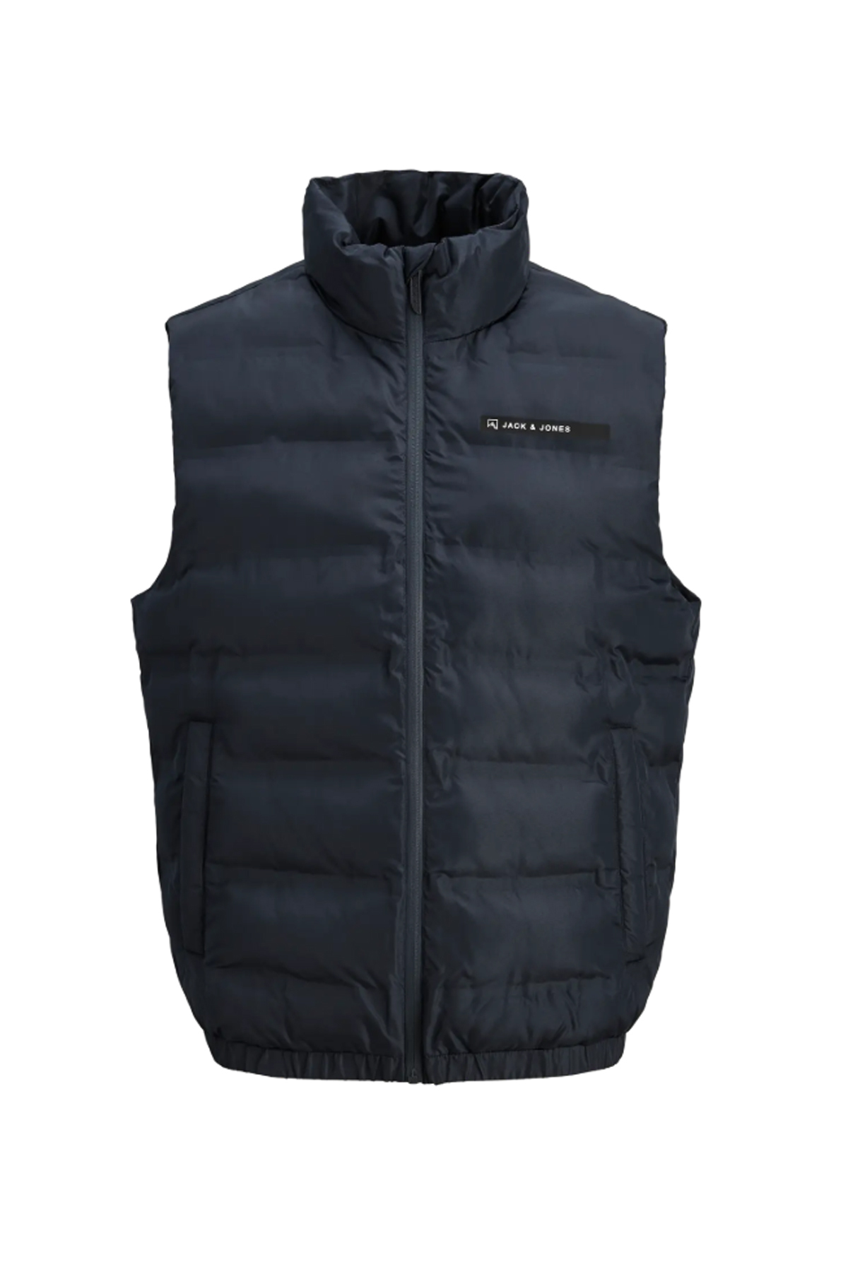 جلیقه سرمه‌ای مردانه دوخته شده با حرارت JALPES جک اند جونز جلیقه اسپرت Jack & Jones