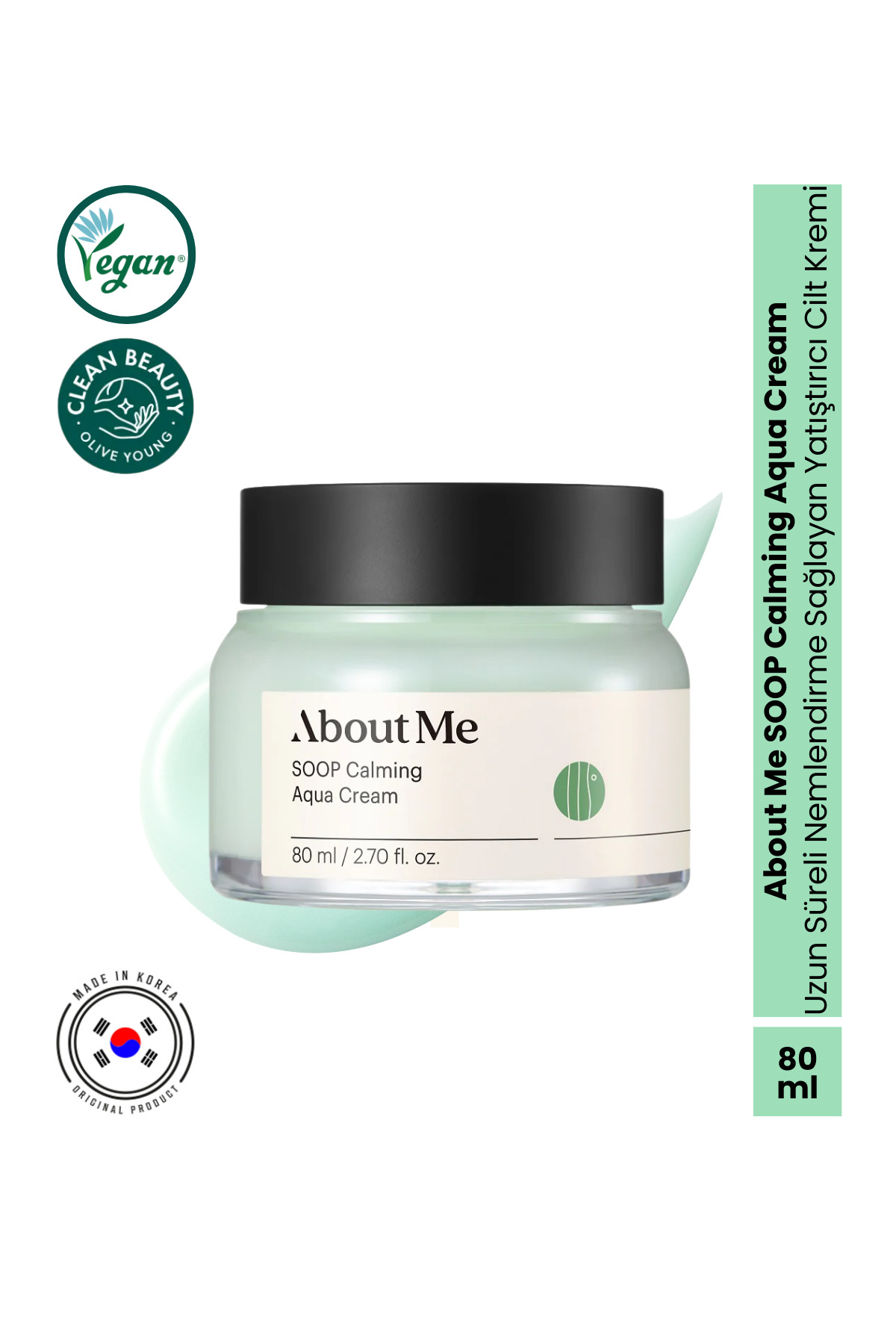 ABOUT ME SOOP Calming Aqua Cream Jeju Selvi Suyu Yatıştırıcı