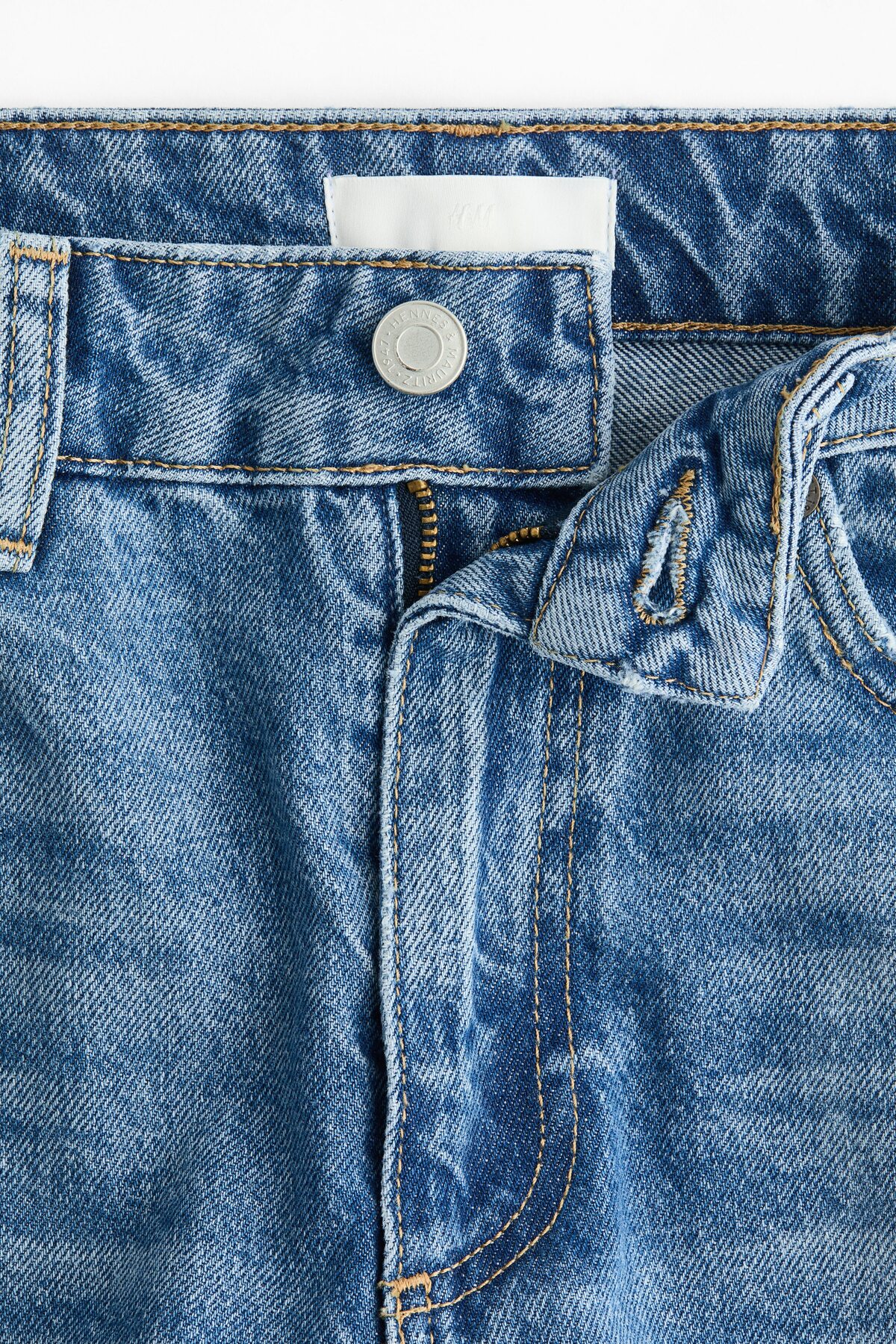 H&M Mom High Waist Ankle Jeans görsel 7