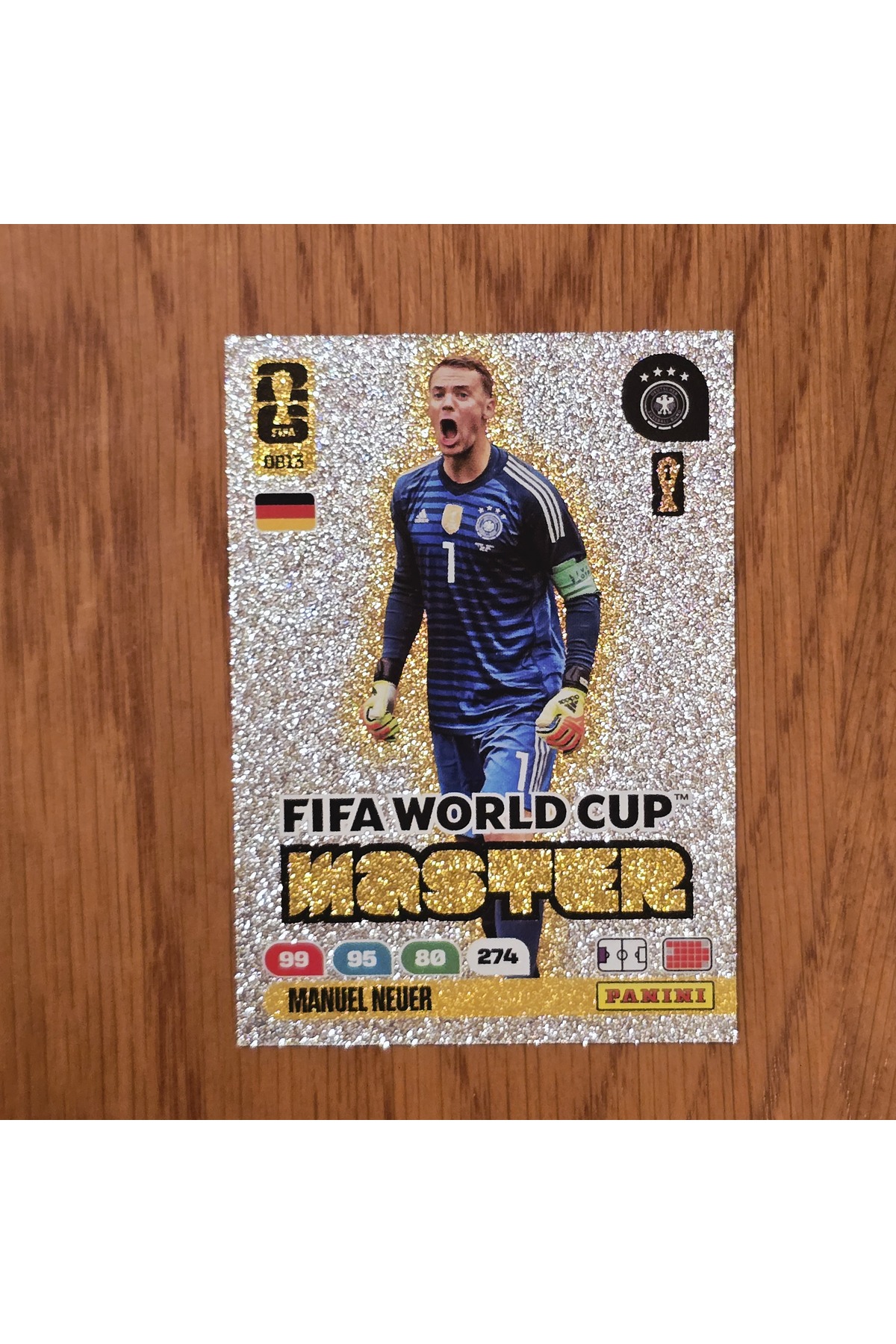 Panini FWC 2038 Manuel Neuer Almanya World Cup Master Oyun Kartı