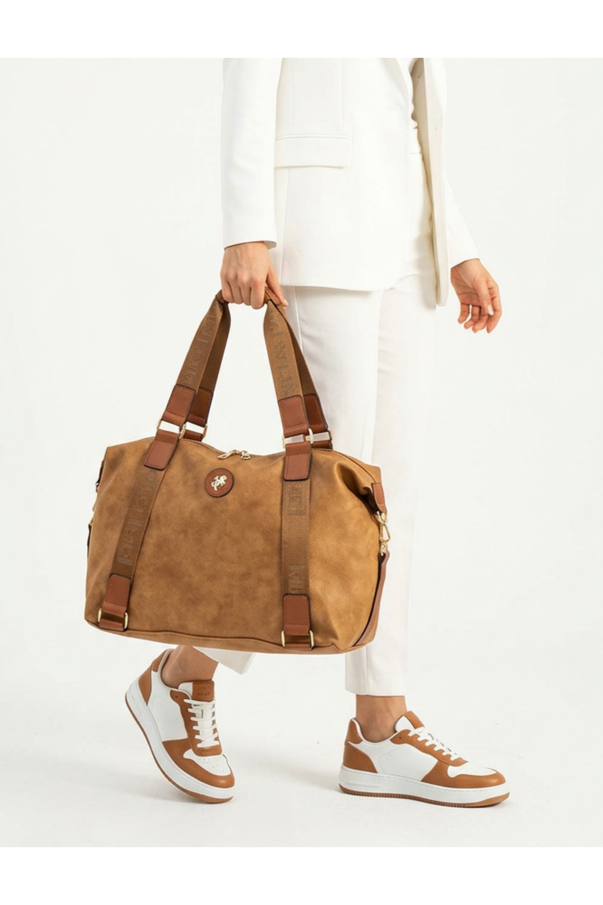Club Women's Oversized Luggage Style Hand and Shoulder Bag