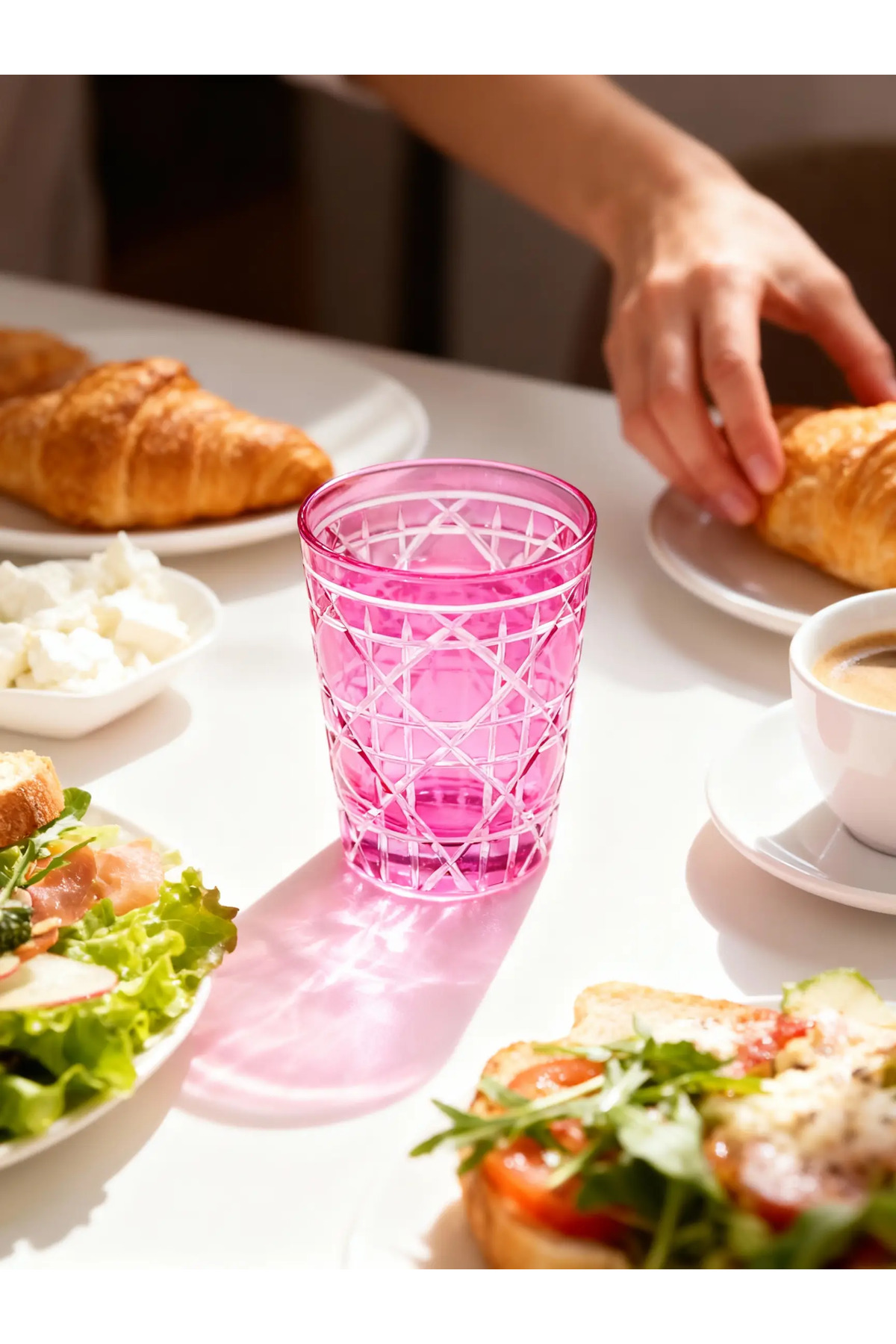 Margerie Gloria Crystal Glass Water Glass 275cc | Coffee Side & Daily Table Glass