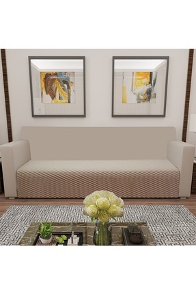 PEREN HOME Modern Kabartmalı Dokulu Koltuk Örtüsü 85x215 cm Kaymaz Esnek Kolt...