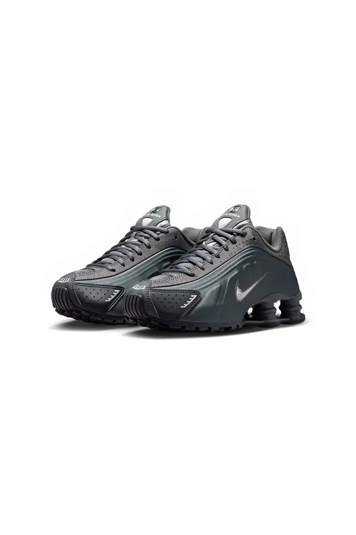 Nike Shox R4 Gs Anthracite Iron Grey | (Narrow Fit, Buy One Size