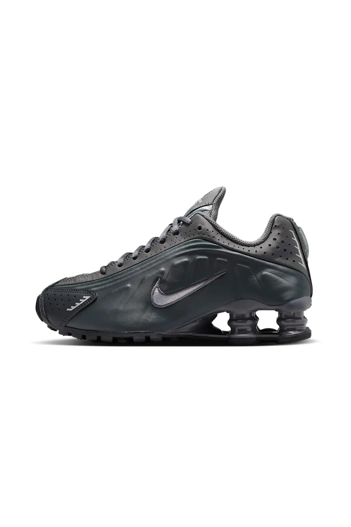 Nike Shox R4 Gs Anthracite Iron Grey | (Narrow Fit, Buy One Size