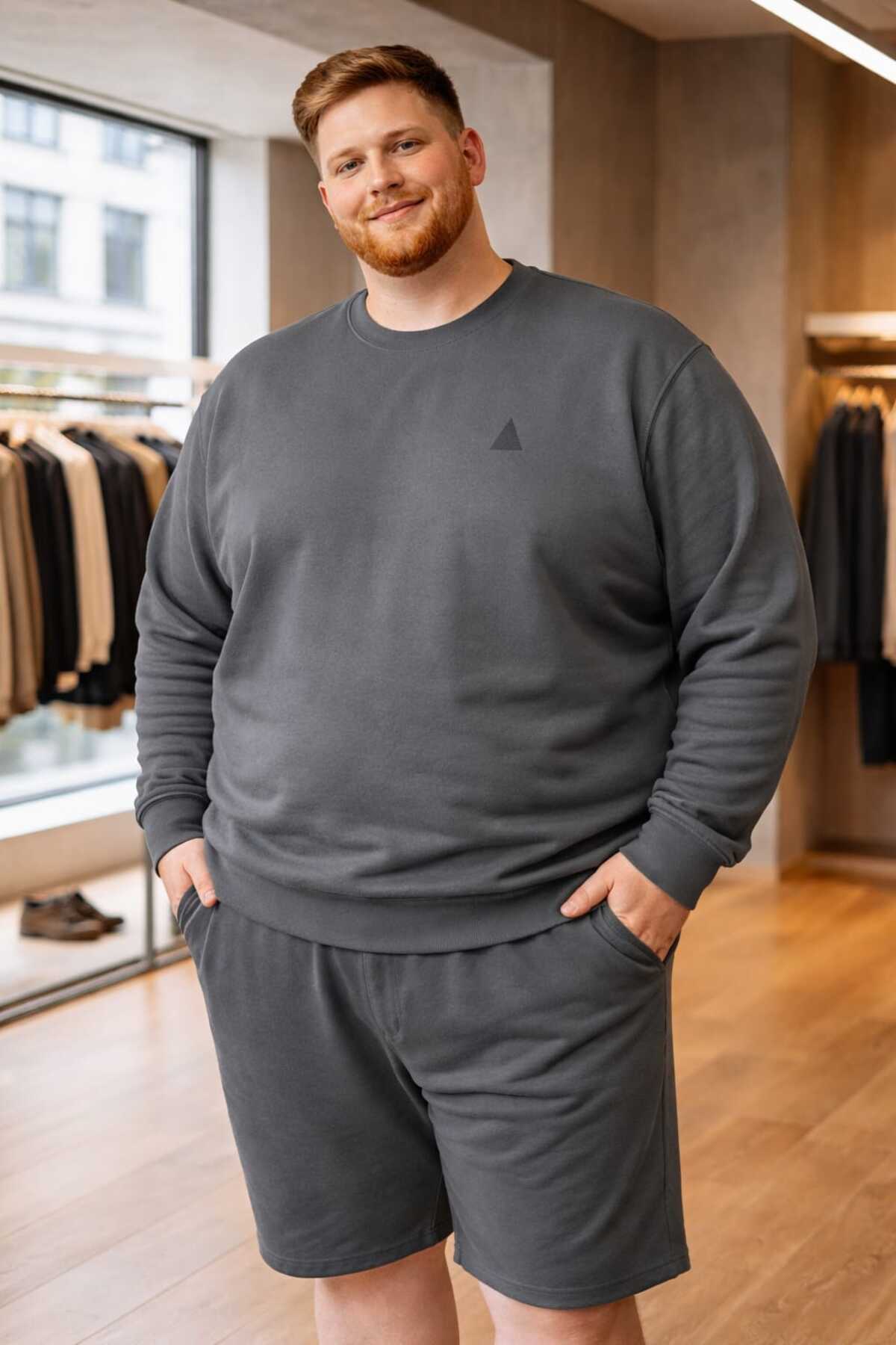 AKT Büyük Beden (7XL-10XL) Uzun Kollu T-shirt