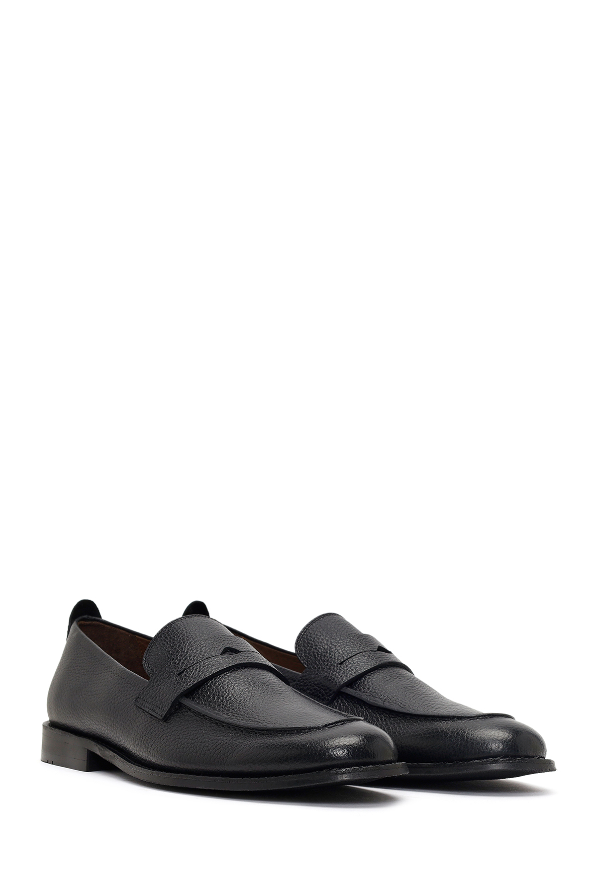 Derimod Erkek Siyah Deri Klasik Loafer 26SFD6010FT görsel 2