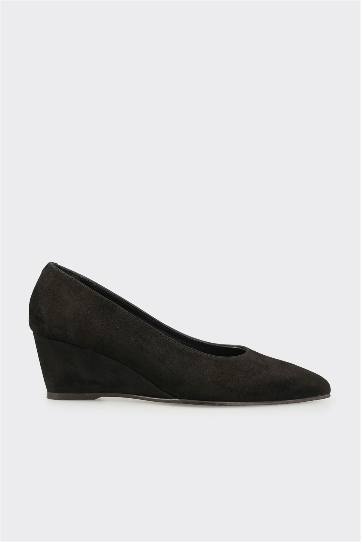 Elle Shoes Siyah Deri Kadın Ayakkabı