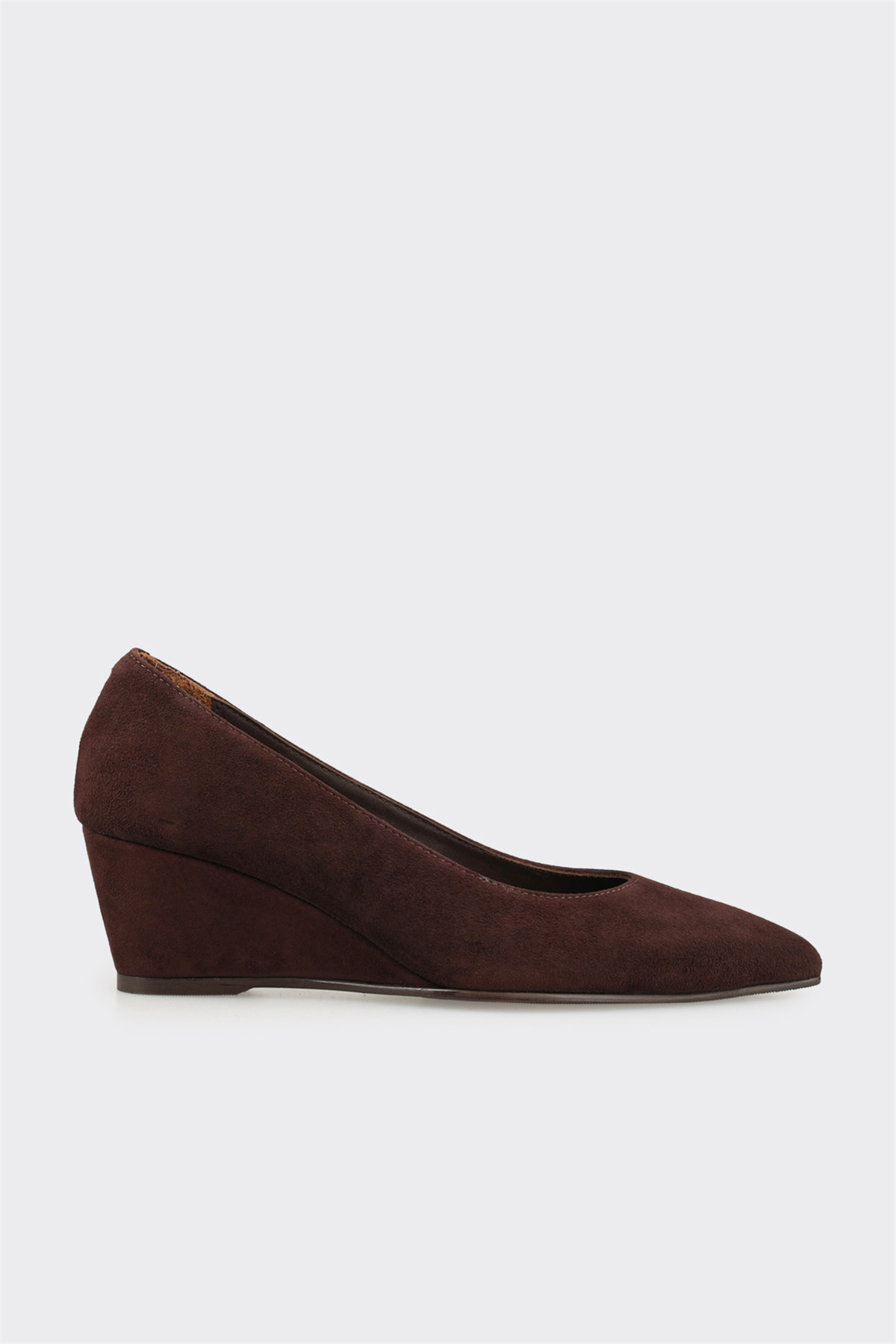 Elle Shoes Kahve Deri Kadın Ayakkabı