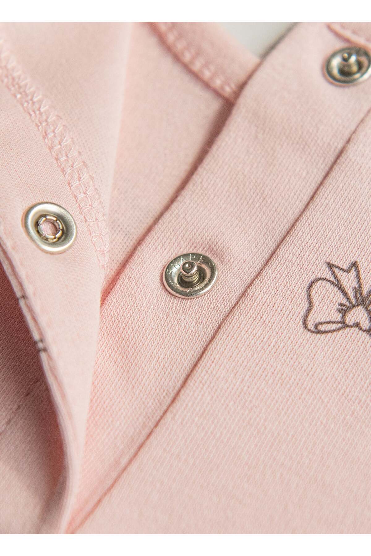 kitikate Organik Fiyonk 2'li Pijama Takımı Pembe fotoğrafı 7 (önizleme)