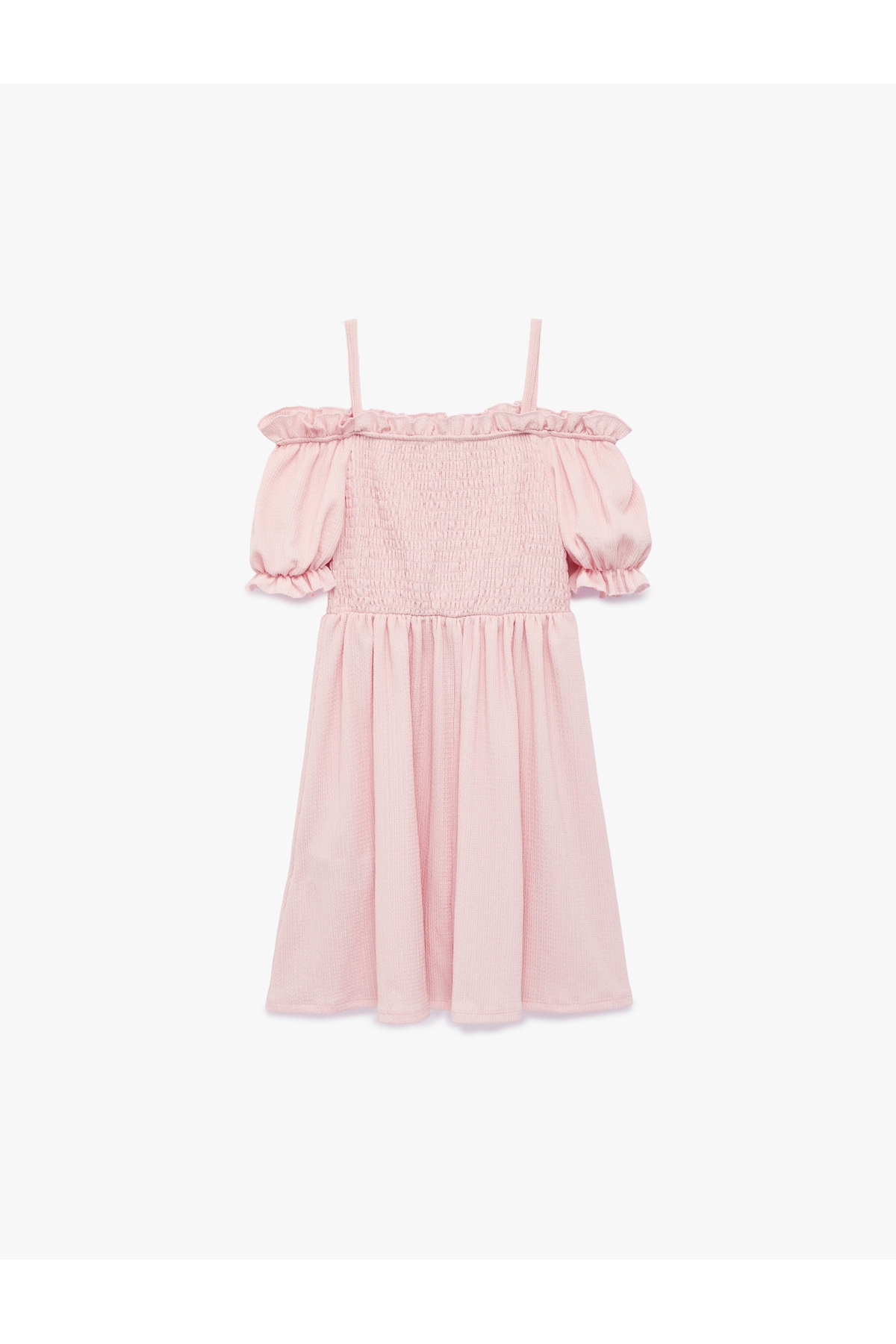 Koton Kız Çocuk Elbise 6SKG80034AK PEMBE