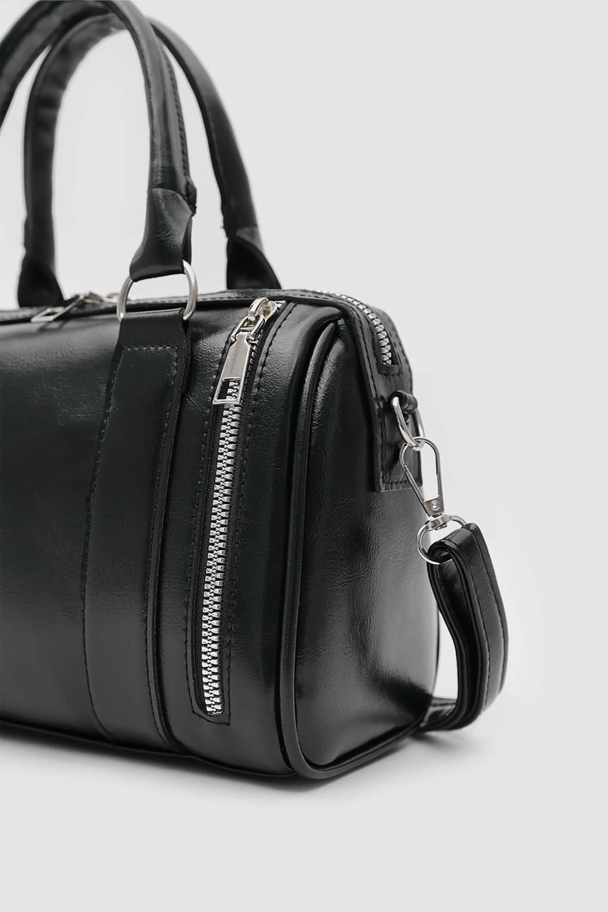 Shule Bags Dolce City El ve Çapraz Çanta Siyah görsel 7