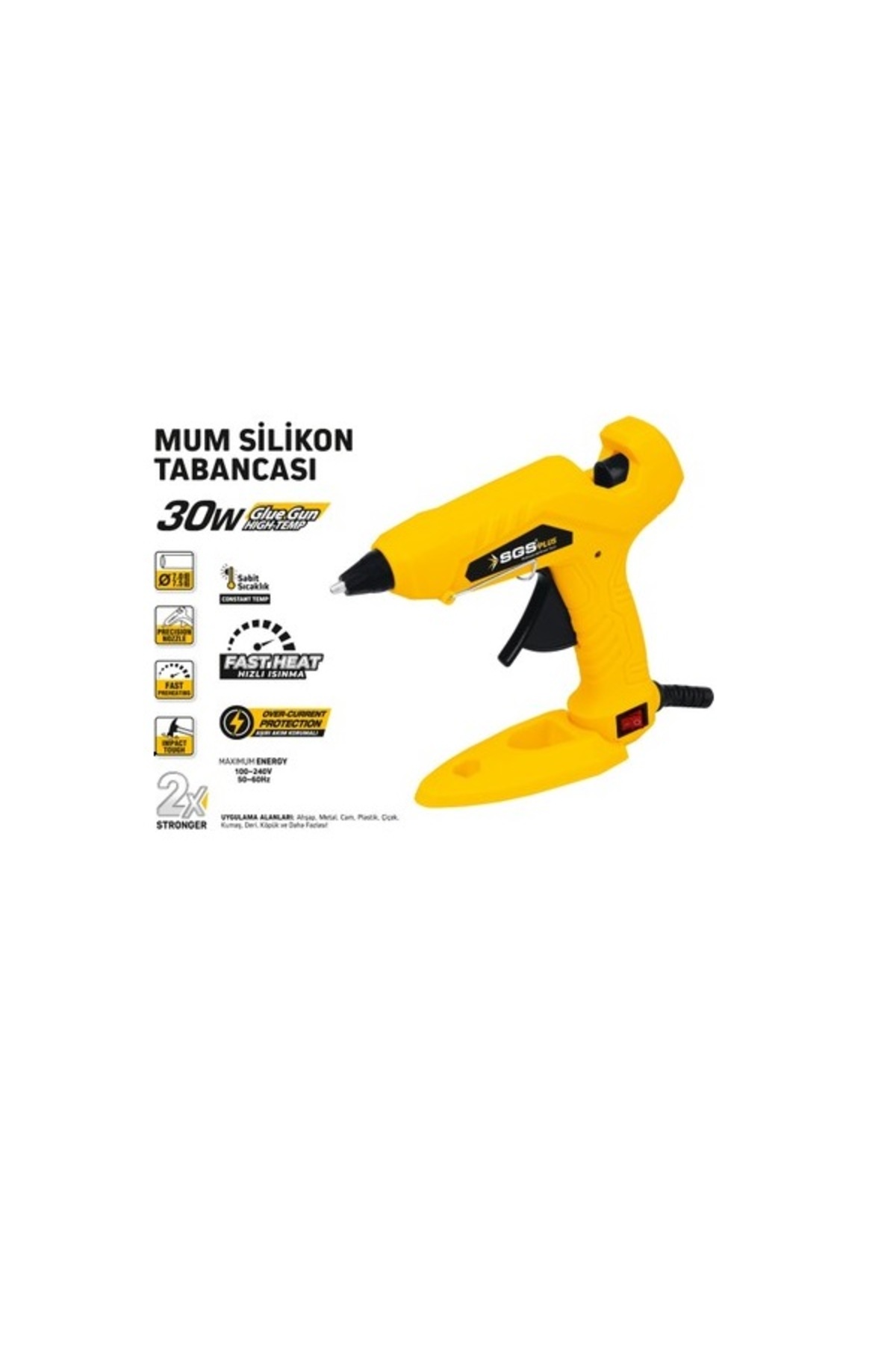 SGS5290 MUM SİLİKON TABANCASI(7-7.5 MM SİLİKON UYUMLU- 30 W