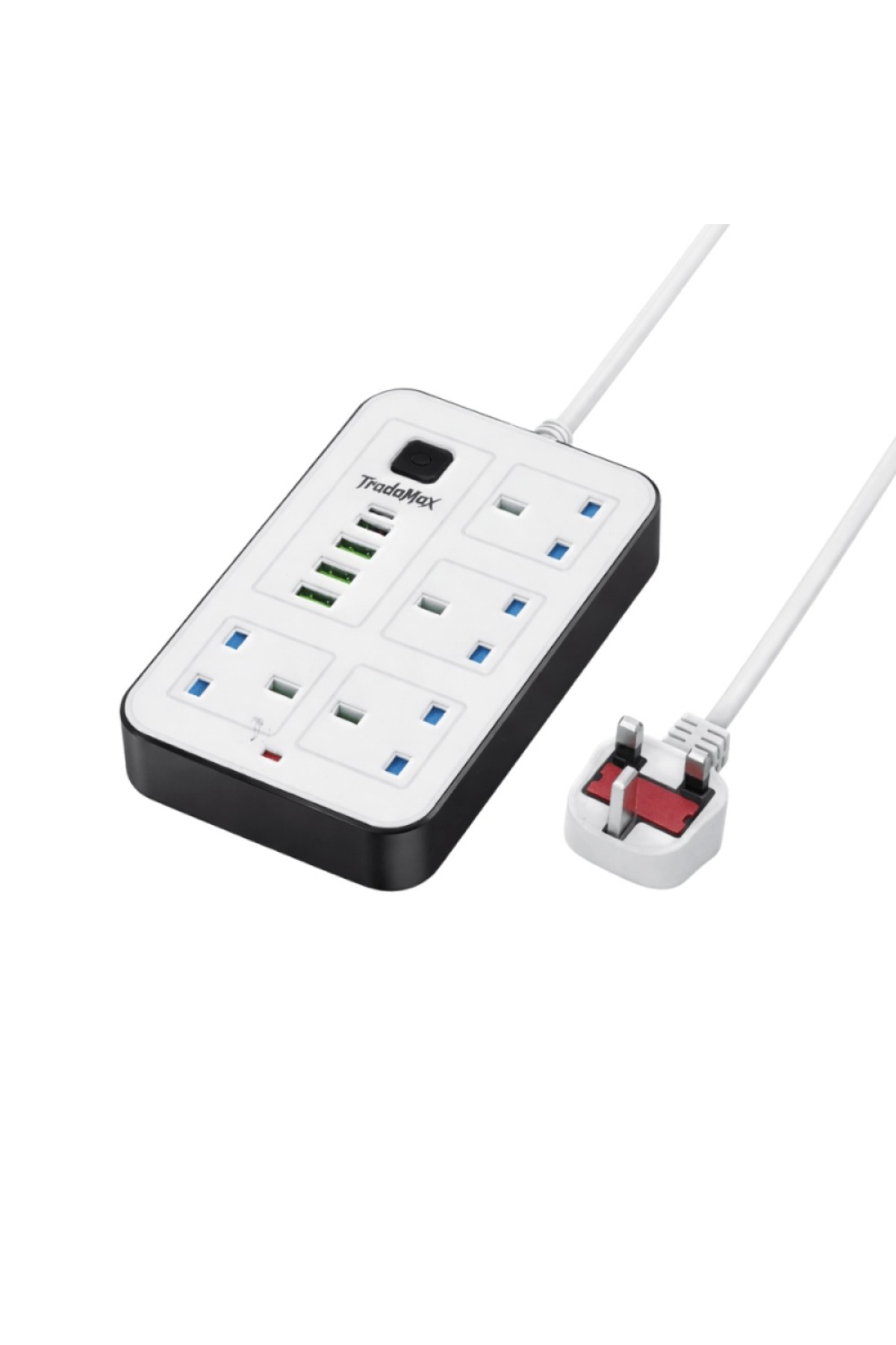 The ideal solution for large spaces: a smart 5-meter extension cord with PD fast charging support., no09876789,