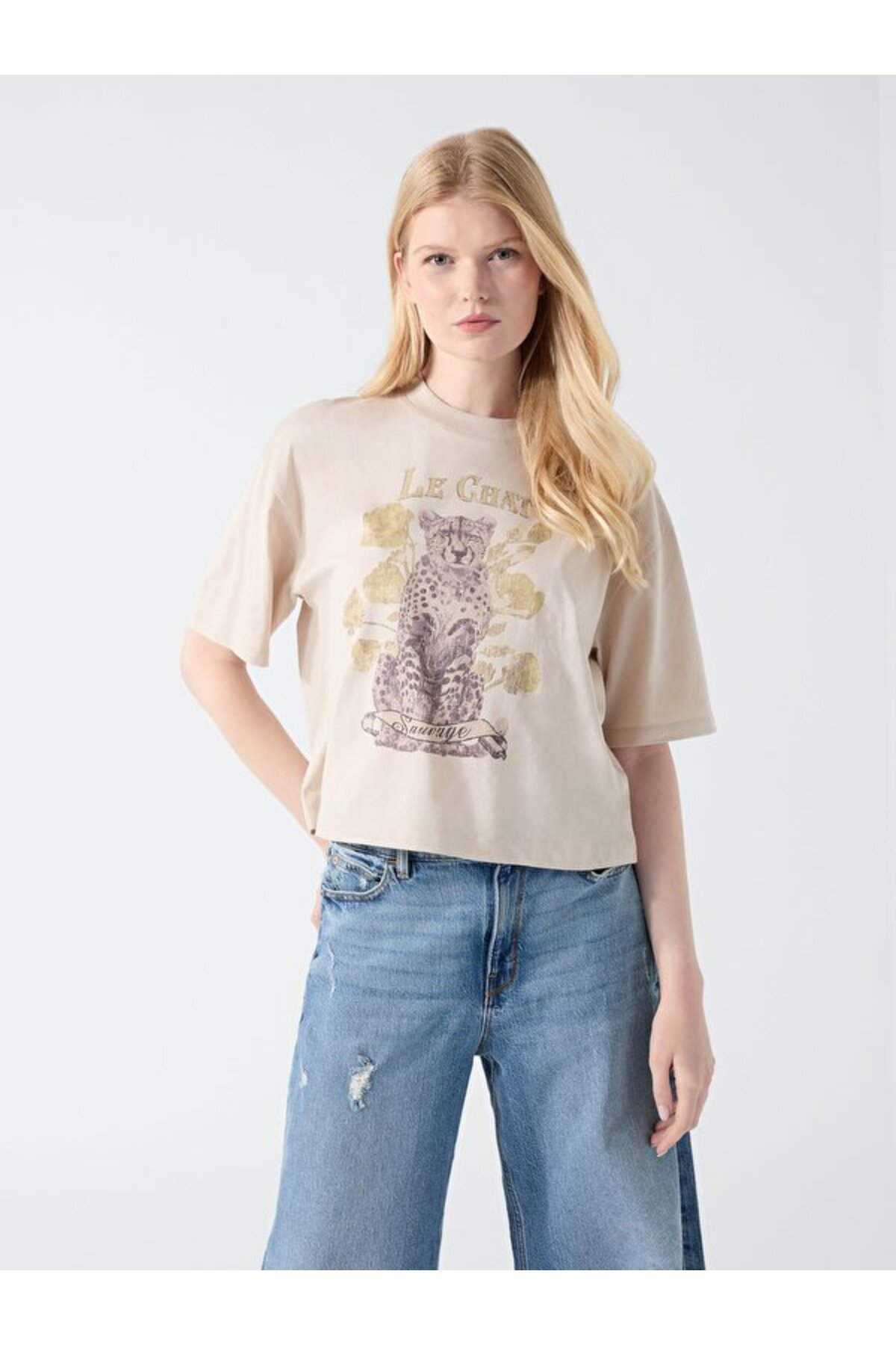Guess Jersey Women's Boxy Fit T-Shirt