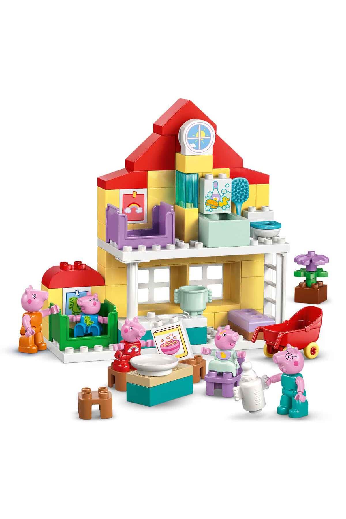 LEGO DUPLO Peppa Pig Aile Evi 10467 - 2 Yaş ve Üzeri Çocuklar için 5 Peppa Pig Figürü İçeren Yaratıc fotoğrafı 5 (önizleme)