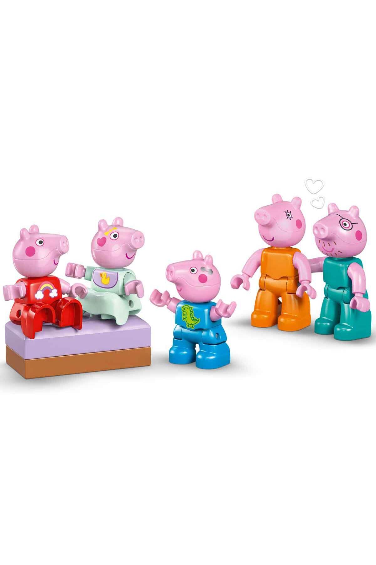LEGO DUPLO Peppa Pig Aile Evi 10467 - 2 Yaş ve Üzeri Çocuklar için 5 Peppa Pig Figürü İçeren Yaratıc fotoğrafı 7 (önizleme)
