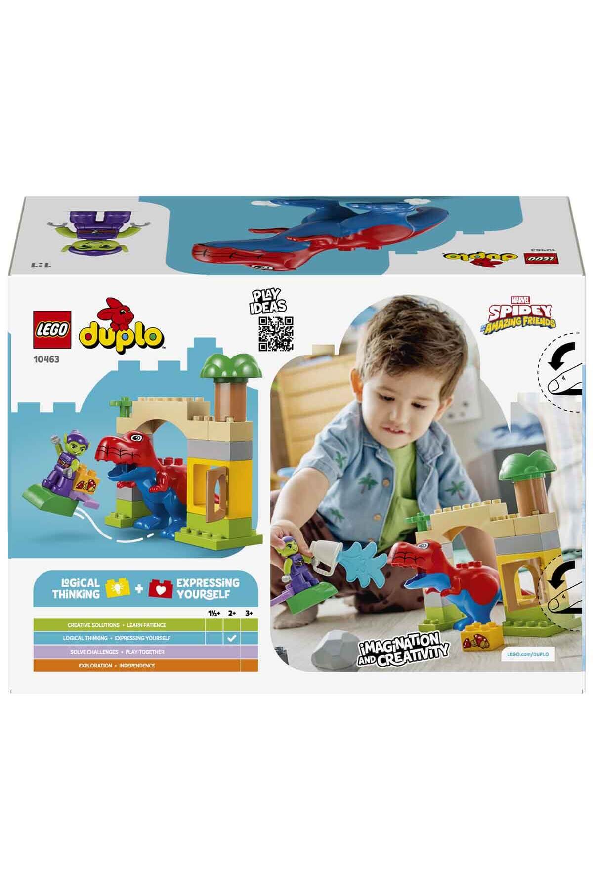 LEGO DUPLO Marvel Dinozor Spidey-Rex, Yeşil Goblin’e Karşı 10463 - 2 Yaş ve Üzeri Çocuklar için Yara fotoğrafı 4 (önizleme)