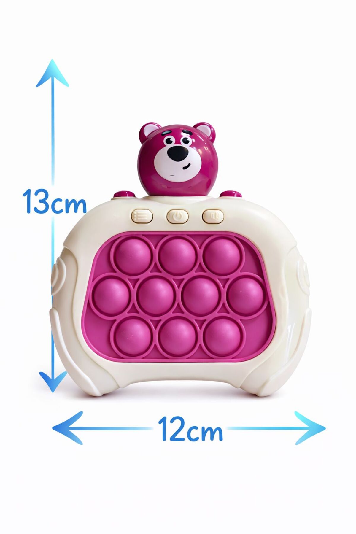 ZİVENTA Ayı Popit Işıklı Refleks/Hafıza 4 Modlu Speed Push Bubble Oyunu Çocuklar İçin Eğitici Zeka Oyunu fotoğrafı 5 (önizleme)