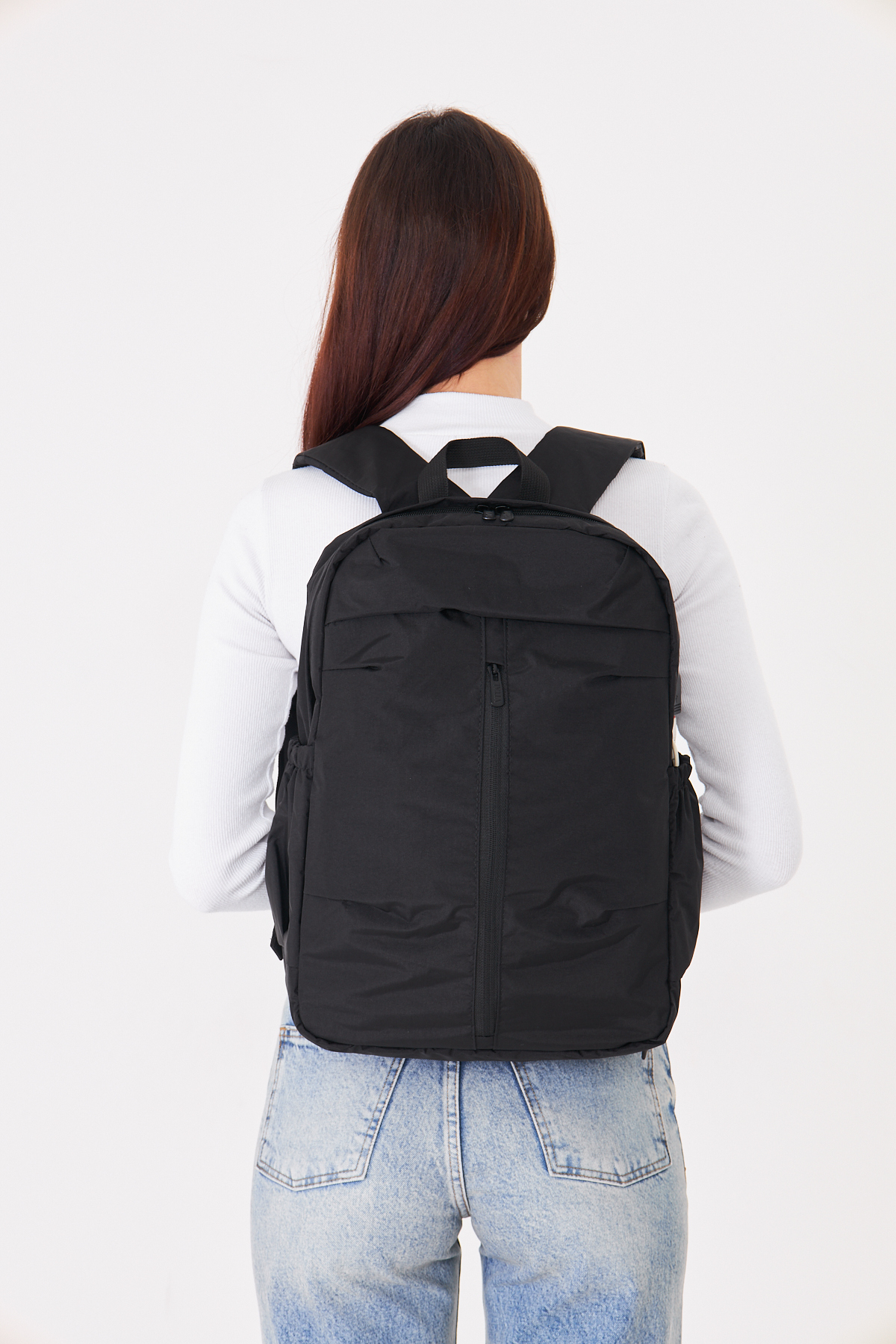 Superbag Su İtici Kumaş Laptop Sırt Çantası 15.6 İnç Uyumlu Korumalı Notebook Günlük Çanta görsel 4