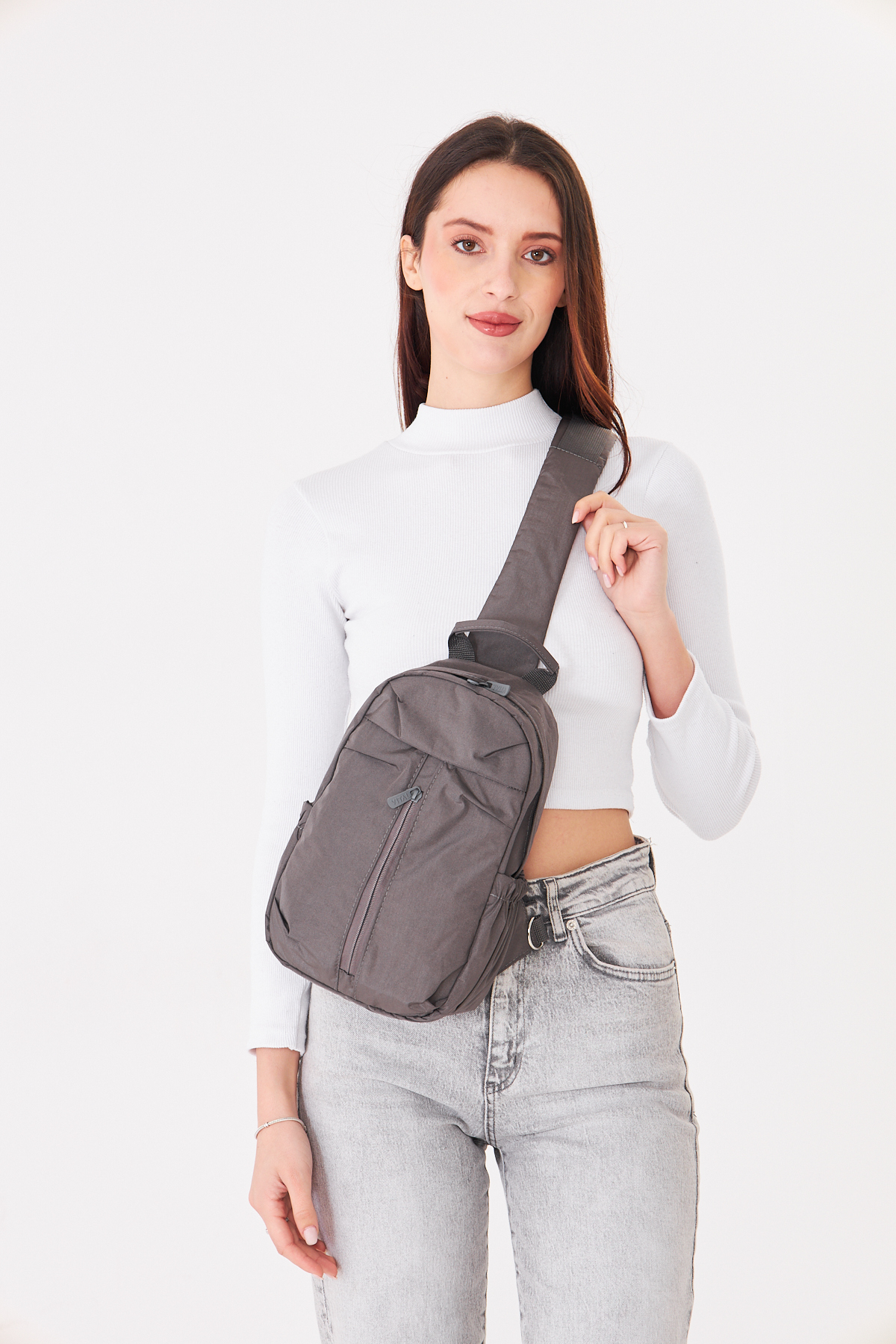 Superbag Su İtici Kumaş Çapraz Askılı Omuz ve Bel Çantası Unisex Günlük Kullanım Çanta görsel 2