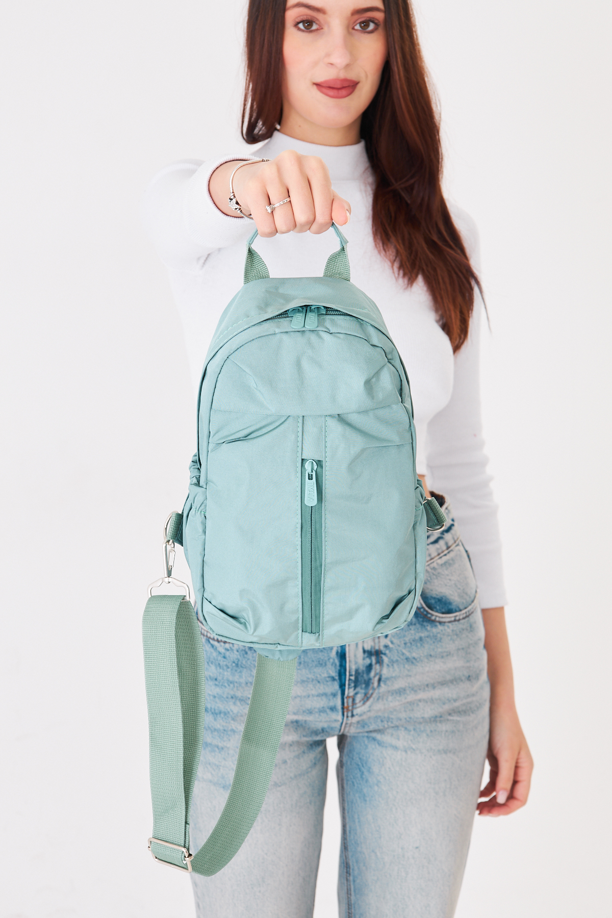 Superbag Su İtici Kumaş Çapraz Askılı Omuz ve Bel Çantası Unisex Günlük Kullanım Çanta