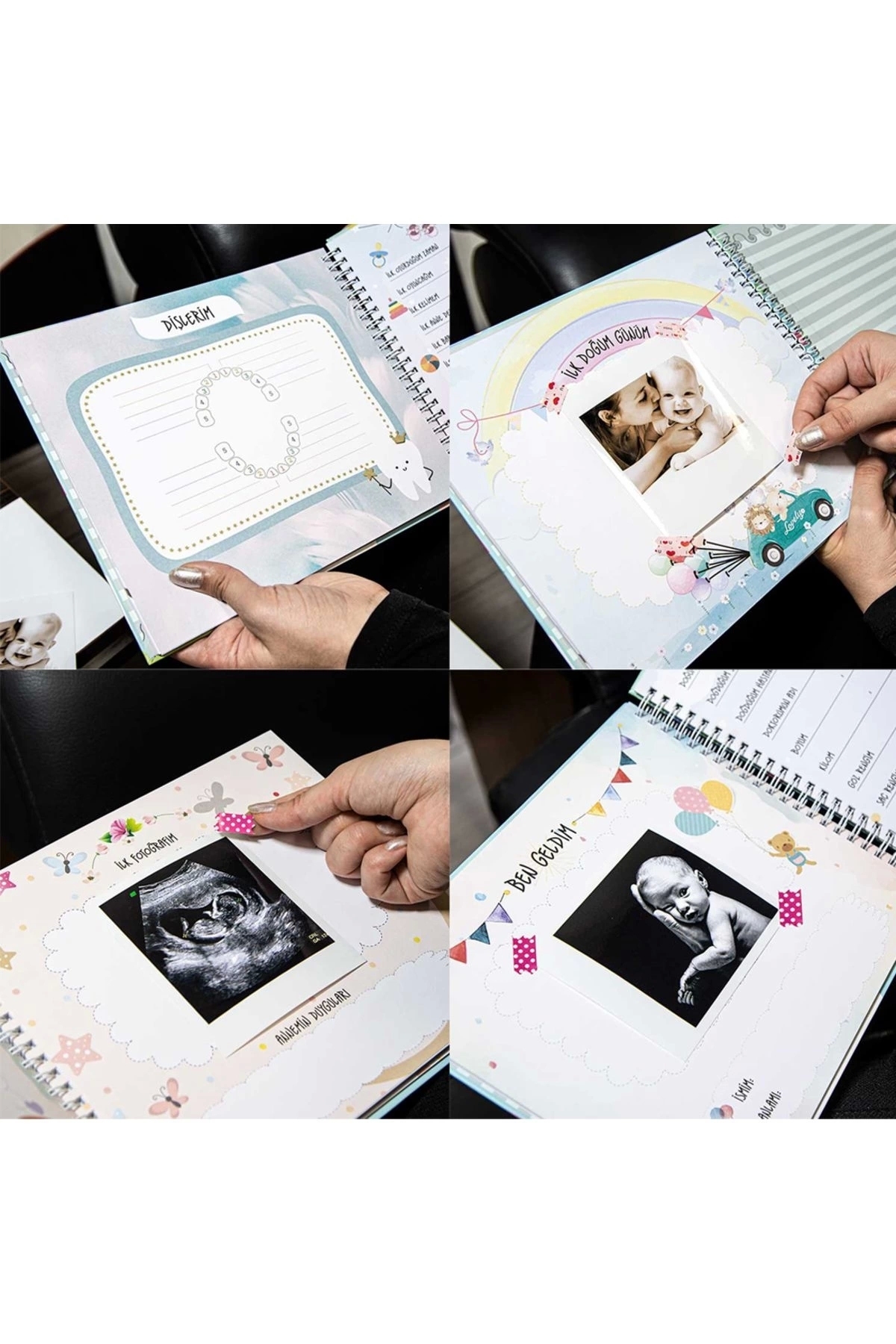 Empressco Hamilelik Ve Anne Bebek Günlüğü - Anı Defteri Ürün Kodu : HAYF70-A fotoğrafı 2 (önizleme)