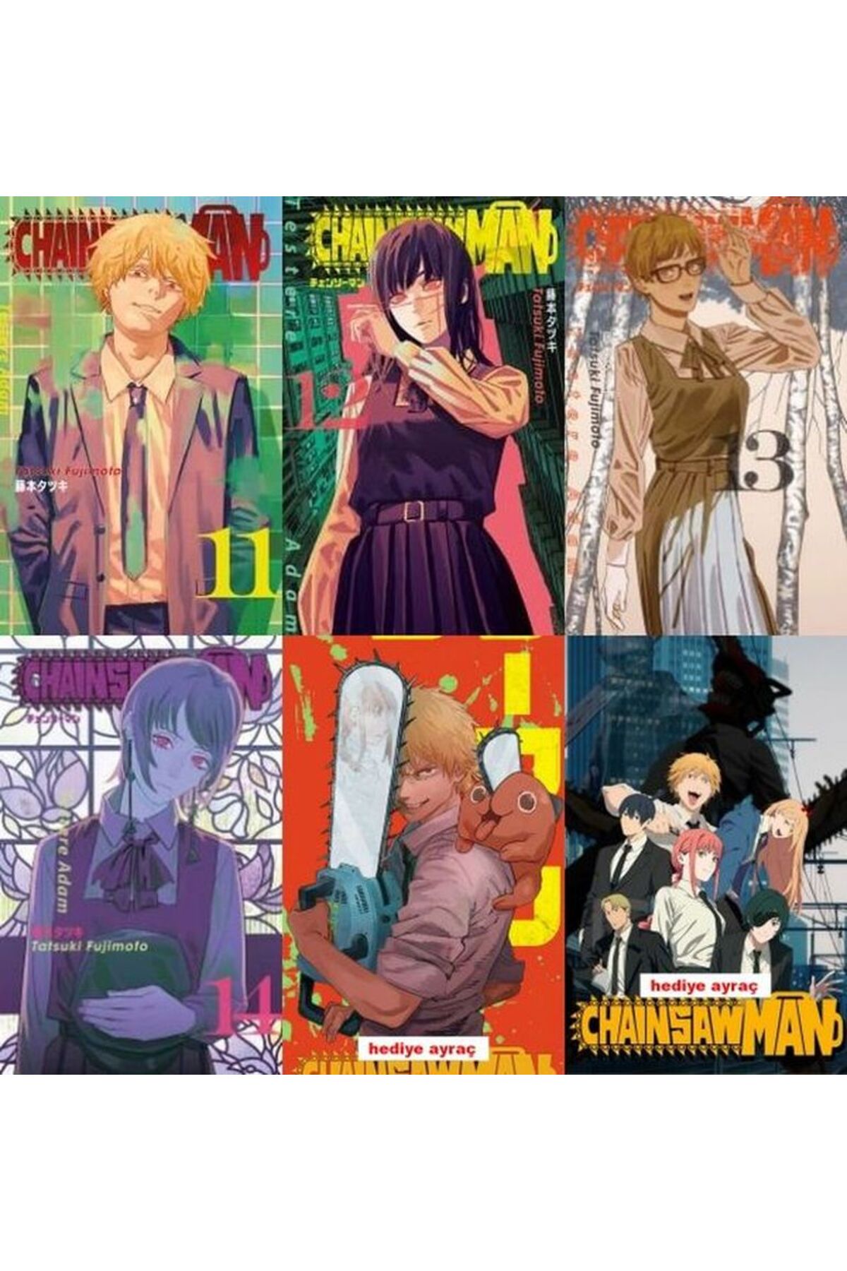 Testere Adam Gerekli Şeyler Yayıncılık Chainsaw Man - Testere Adam 11-12-13-14 (4 ...