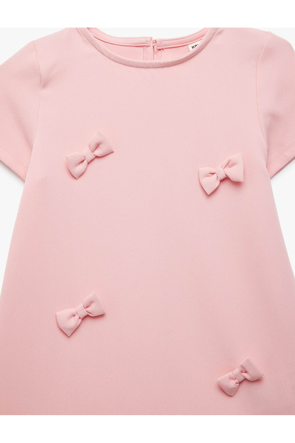 Koton 26YY59003208 Pembe Kız Bebek Elbise 6SMG80068AW fotoğrafı 4 (önizleme)