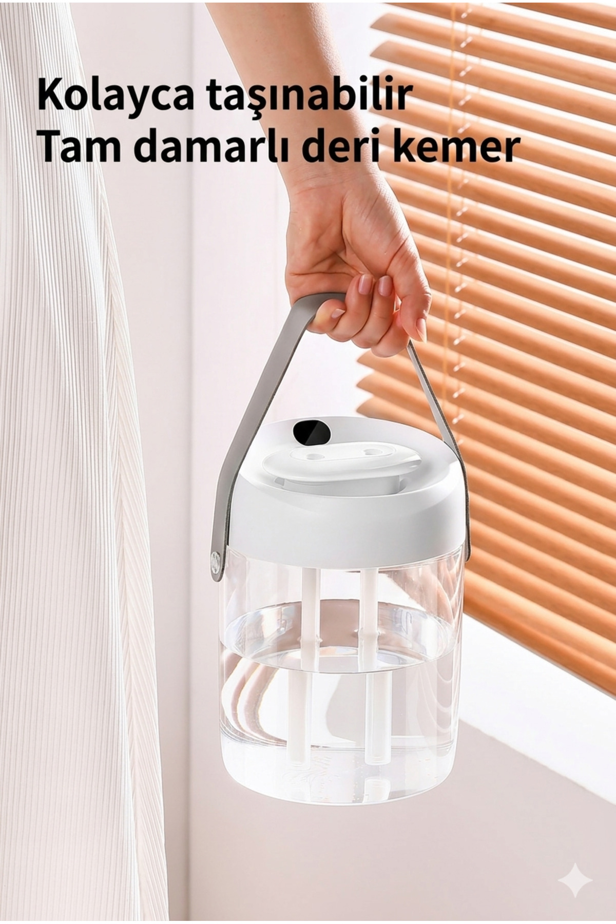 2000ml Dev Kapasiteli Çift Püskürtmeli Hava Nemlendirici - 2 Litre Masaüstü Buhar Makinesi