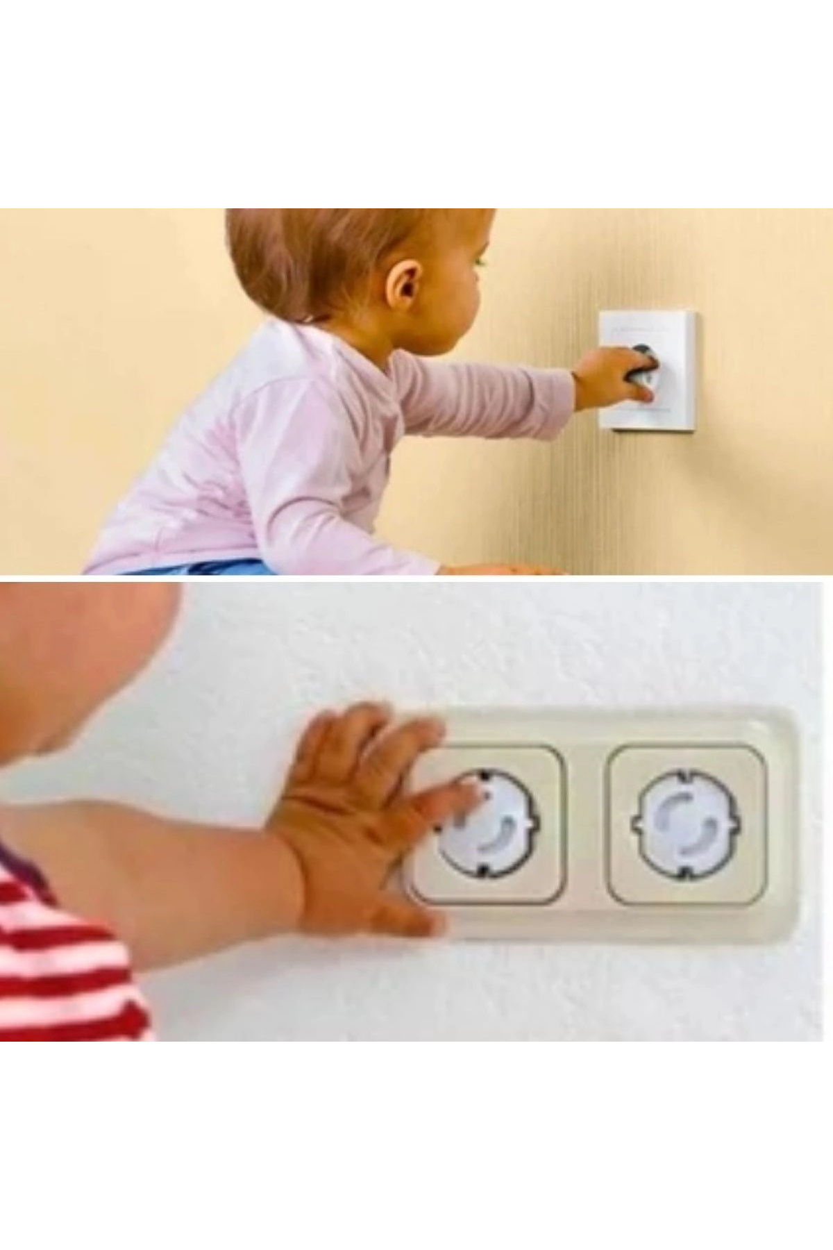 Go İthalat 6 Parça Çocuk Güvenlik 3'lü Seti-2 Boy Çekmece,Dolap Kilidi ve 4 Adet Priz İçi Güvenlik Düğ fotoğrafı 3 (önizleme)