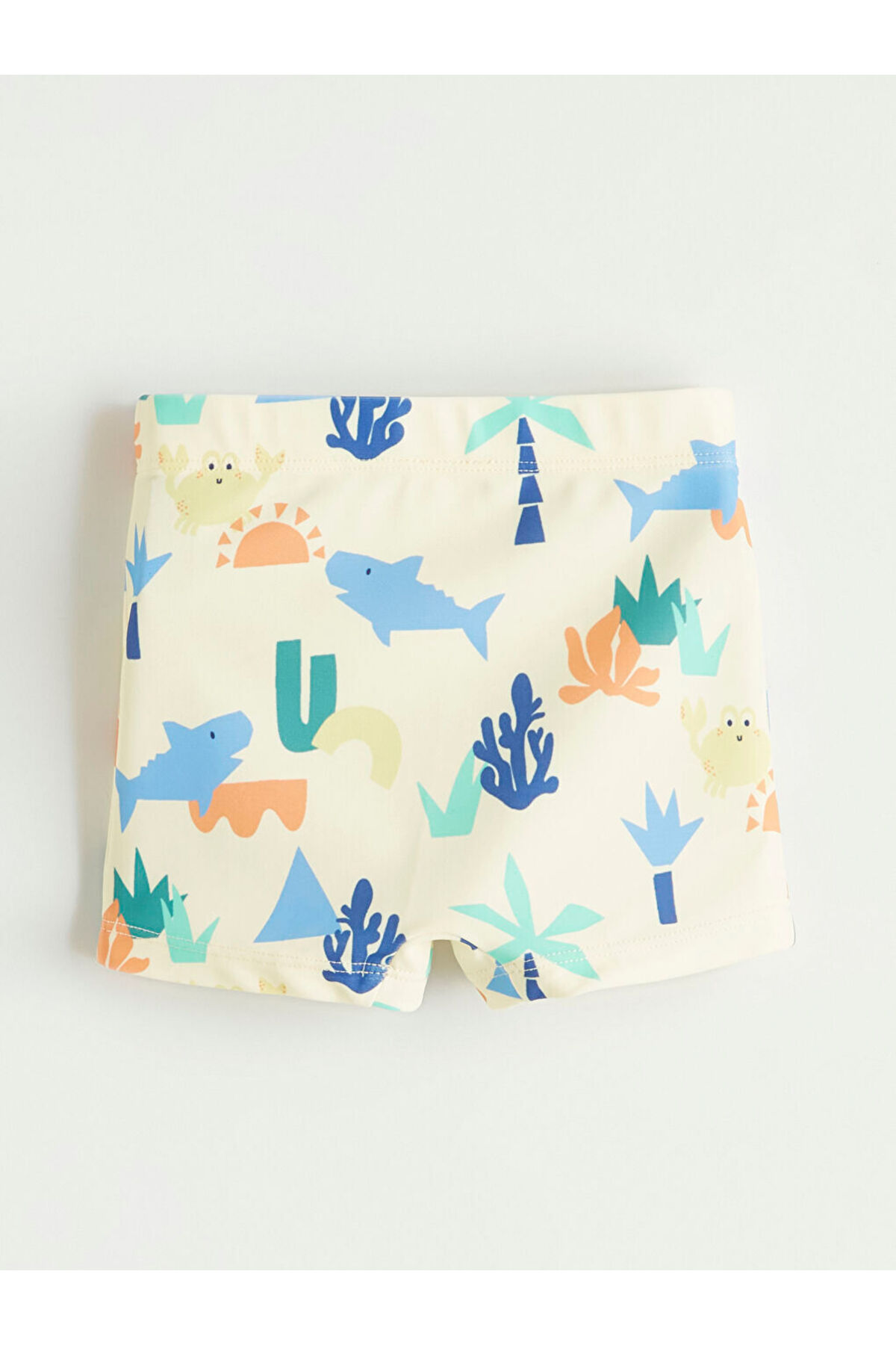 LC Waikiki Sarı Desenli Erkek Bebek Mayo Takımı fotoğrafı 7 (önizleme)