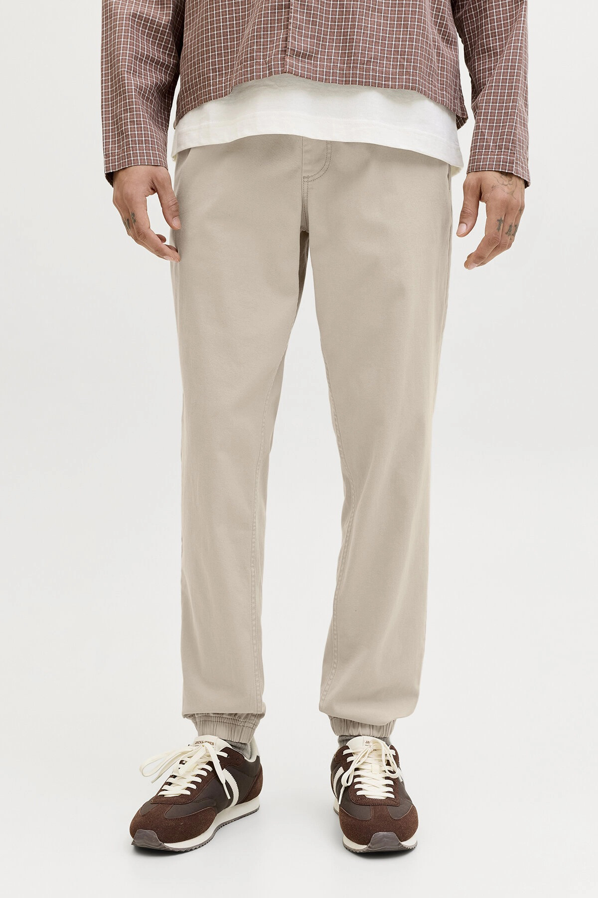 شلوار ورزشی مردانه Studio Jpstgordon مدل 12288471 نخی جک اند جونز شلوار گرمکن ورزشی Jack & Jones
