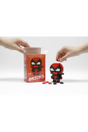 Bricks Mikro Blok Figür Serisi: Örümcek Adam - Kahraman Serisi Yapım Seti