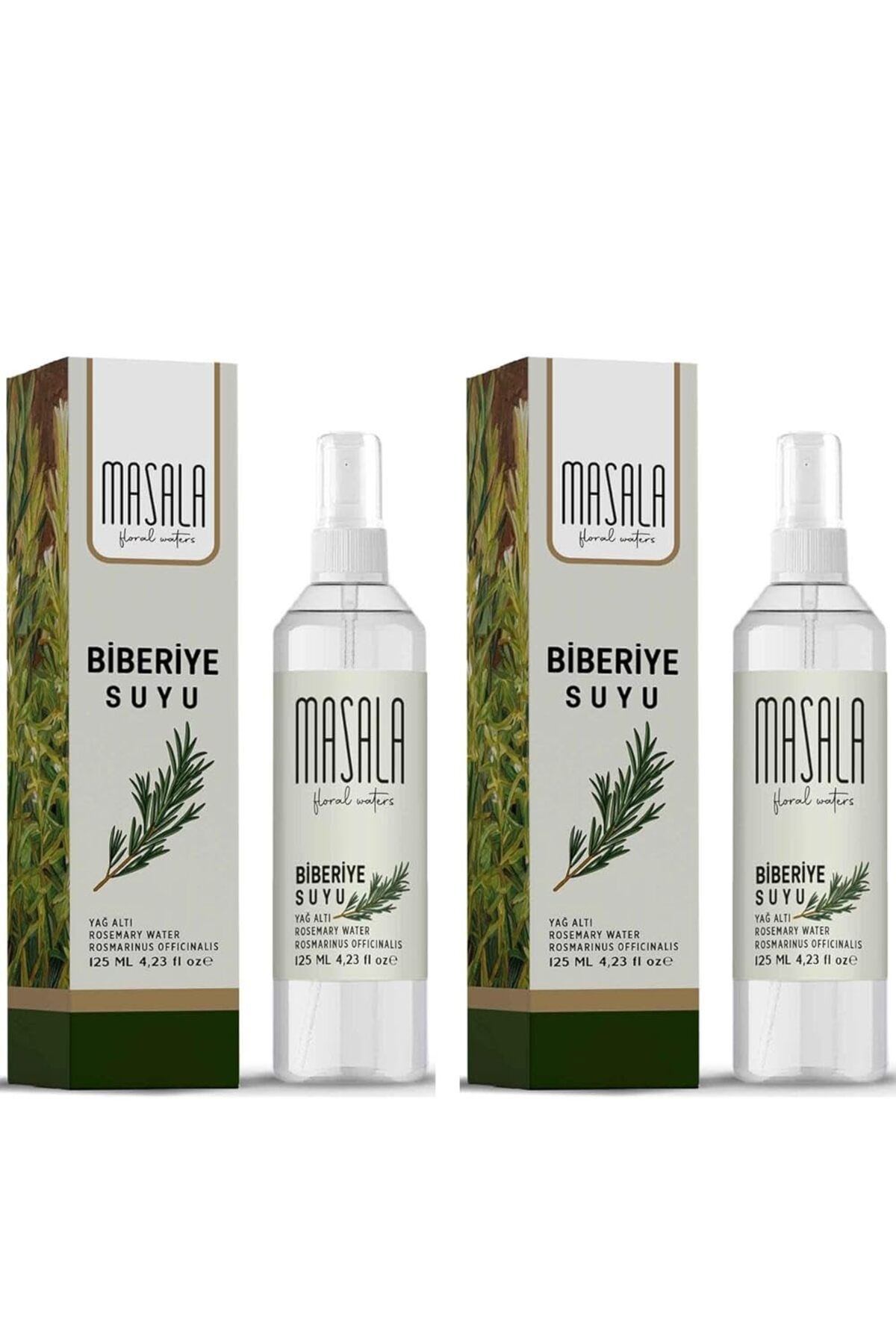Biberiye Suyu 125 ml X 2 ADET - Rosemary Floral Water -Biberiye Suyu Sebum Ve Yağ Dengeleyici — TYC6943AA163081AD822B5E05