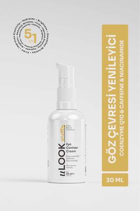 uLOOK Eye Contour Cream 30 ml – Q10, Kafein & Niasinamid Göz Çevresi Kremi