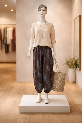 NN BUTİK Kolyeli Salaş Pamuk Bluz