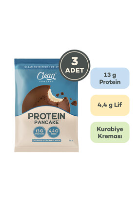 Clean Powders Protein Pancake 55 Gr 3 Adet - Kurabiye Kreması