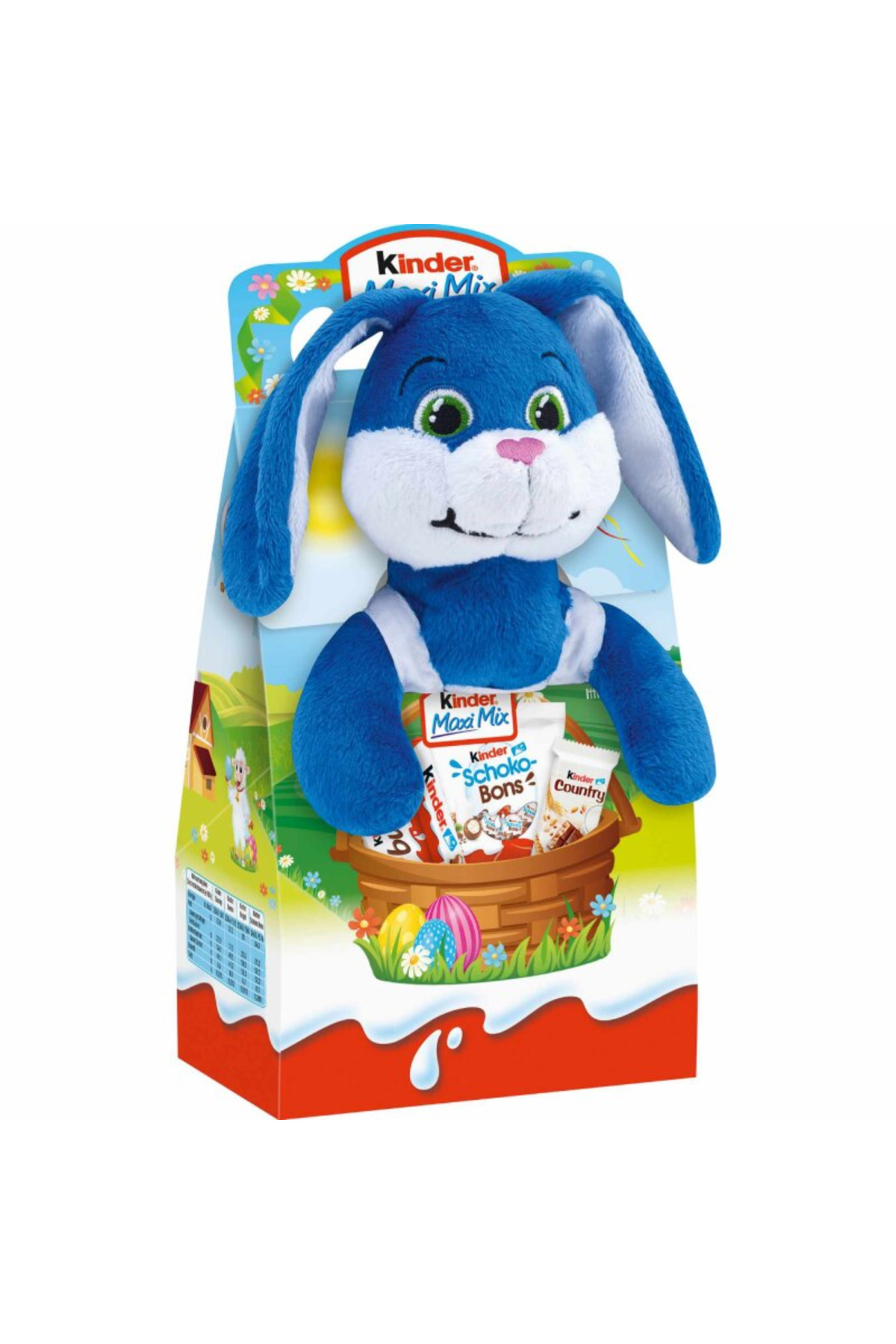 Kinder Maxi Mix Çikolata Peluş Oyuncak Hediyeli Paskalya Tavşanı