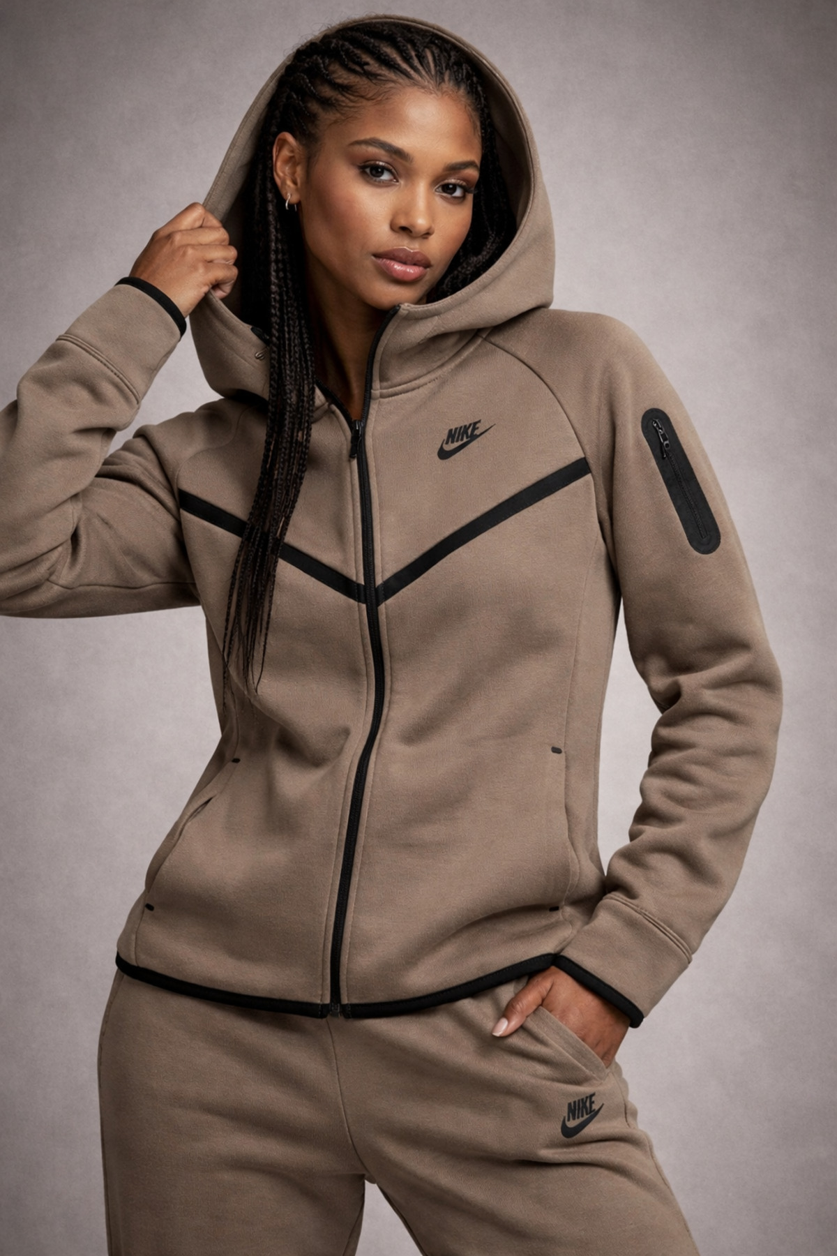 Nike Tech Fleece Windrunner FZ Hoodie 2 Kadın Sweatshirt ASLAN SPORT