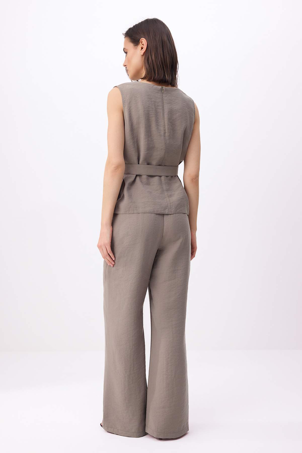 Trendyolmilla  Vizon Modal Dokuma Alt - Üst Takım TWOSS26AU00102 - Görsel 4