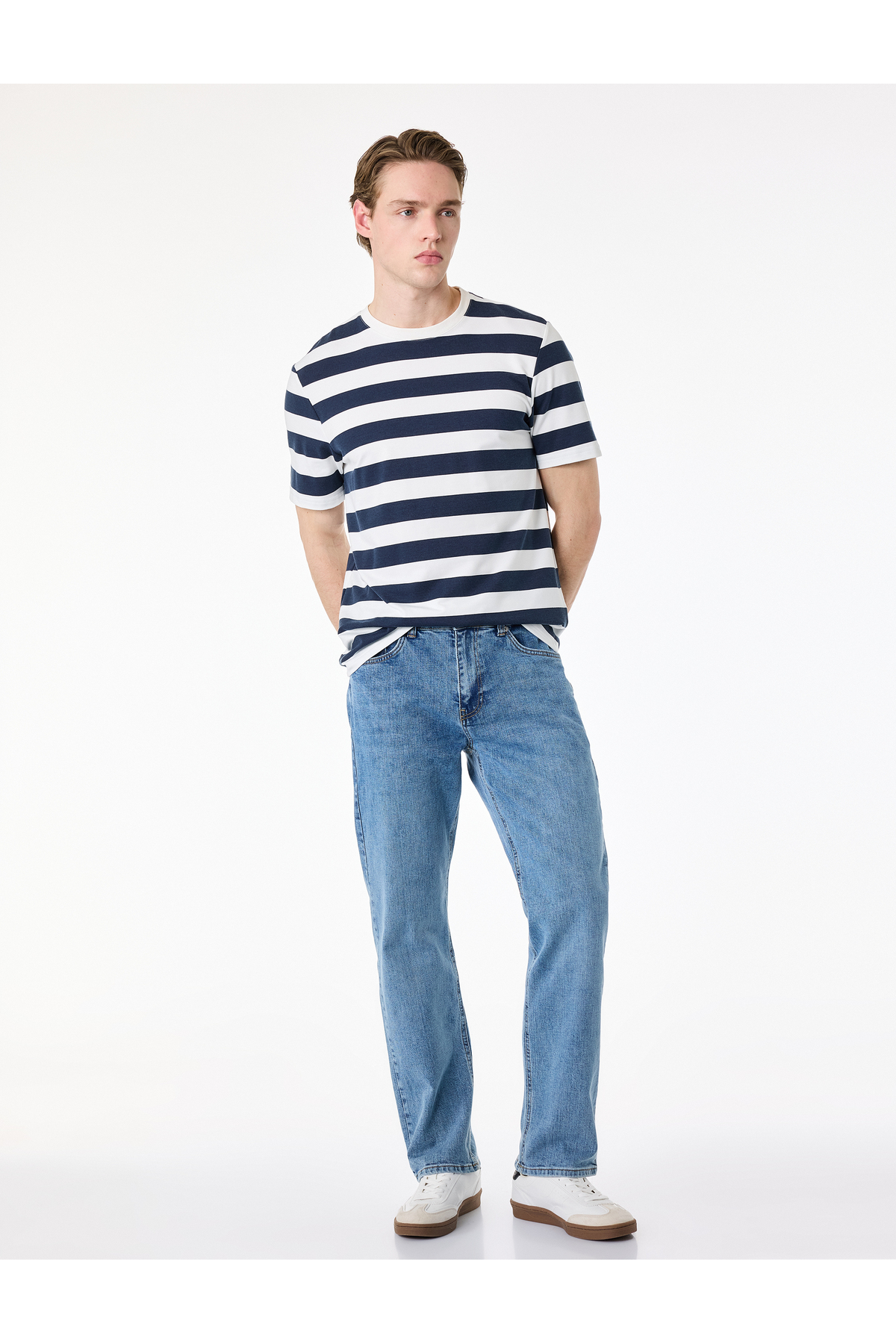 Pamuklu Normal Bel Straight Fit Jean Pantolon - Mark Jean