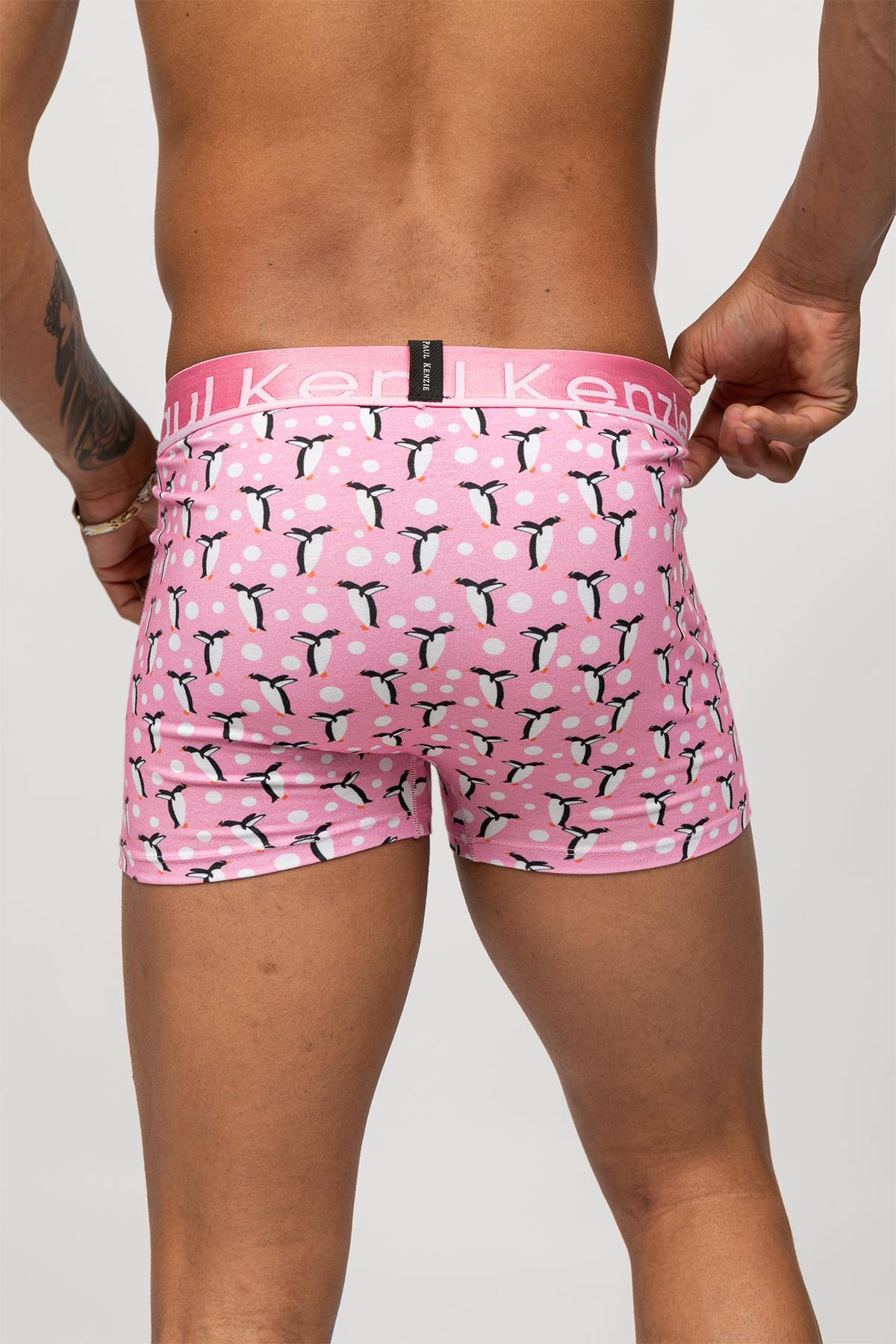 Paul Kenzie Unique Effect Desenli Erkek Boxer - Penguin görsel 5
