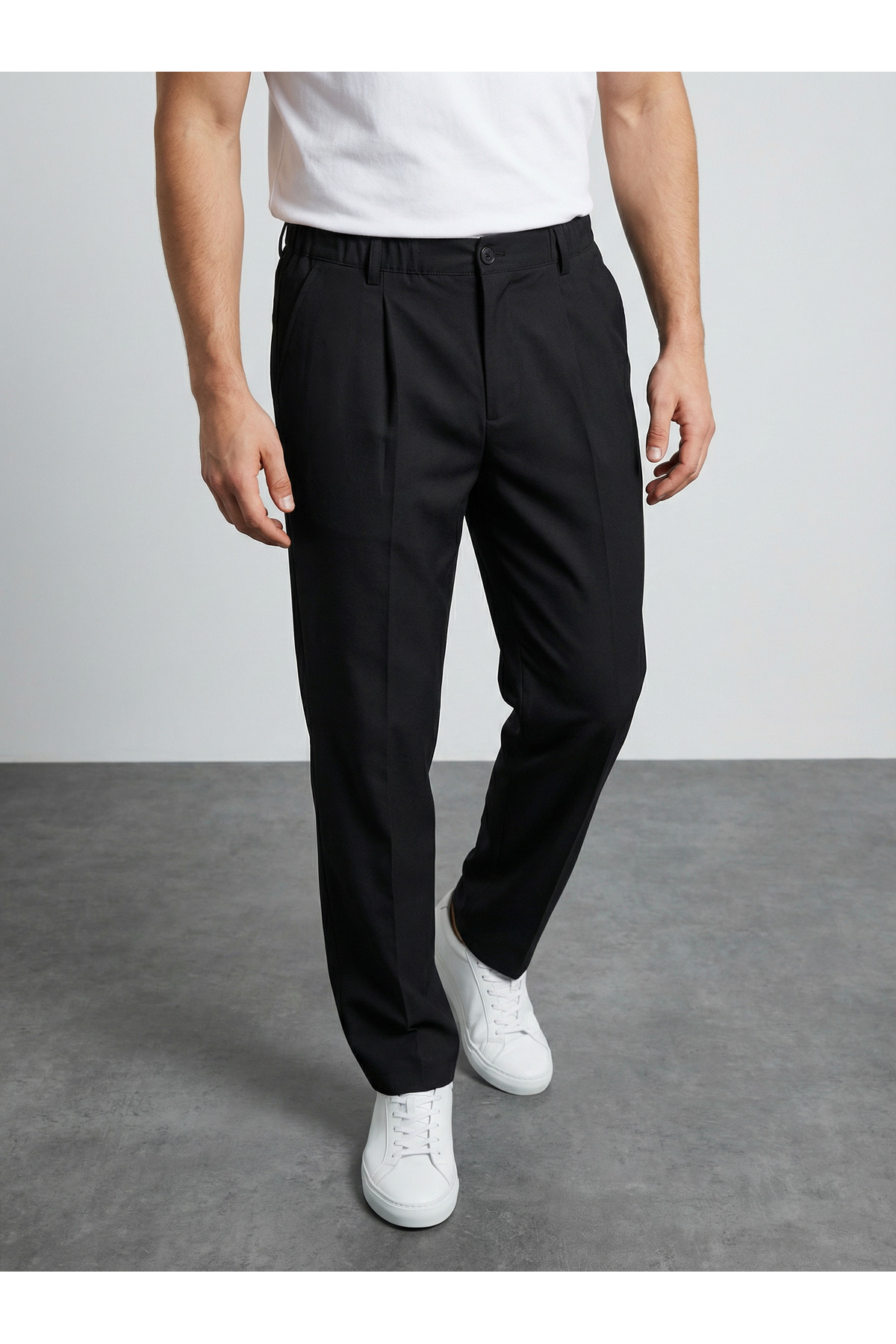 BAGGY FABRIC PANTS