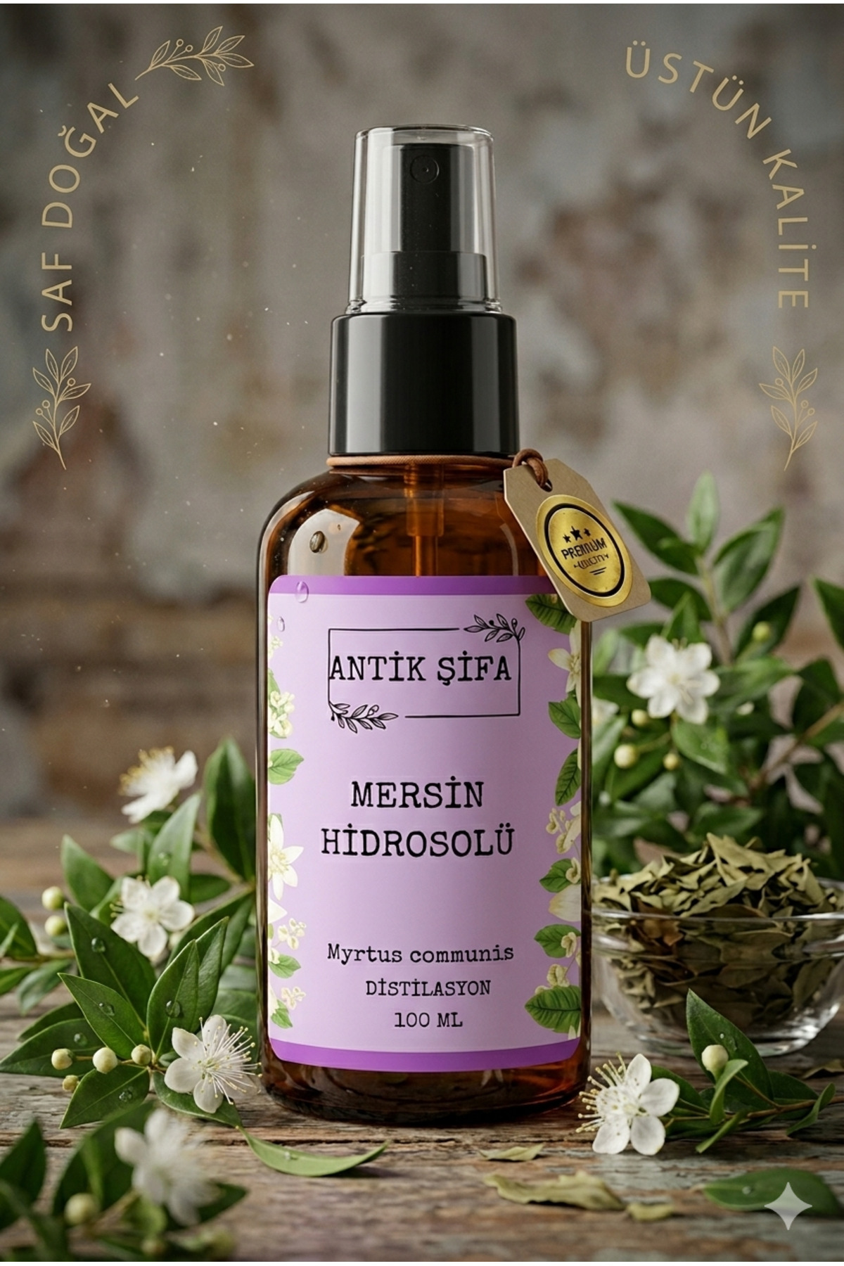 %100 Saf Mersin Suyu - Mersin Hidrosolü 100 Ml — mersinhidrosol